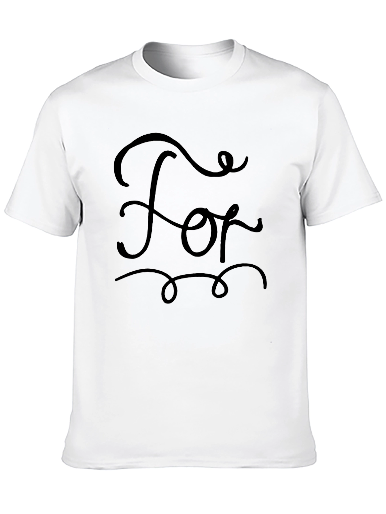 Stylish Black For Graphic T-Shirt