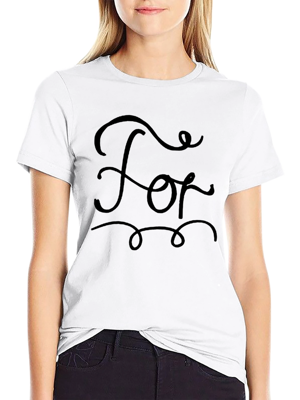 Stylish Black For Graphic T-Shirt