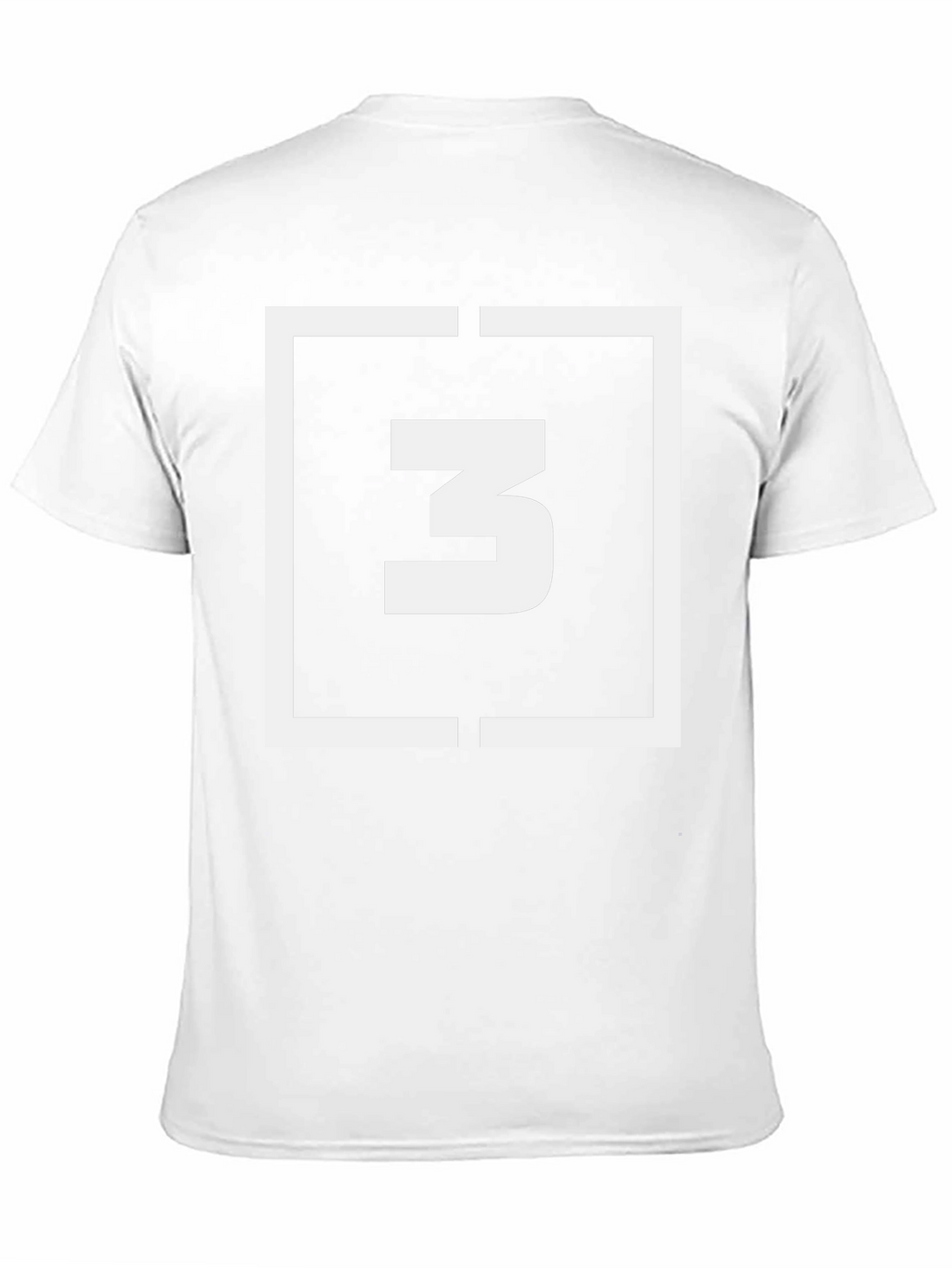 Abstract Graphic Tee - Number 3 Design