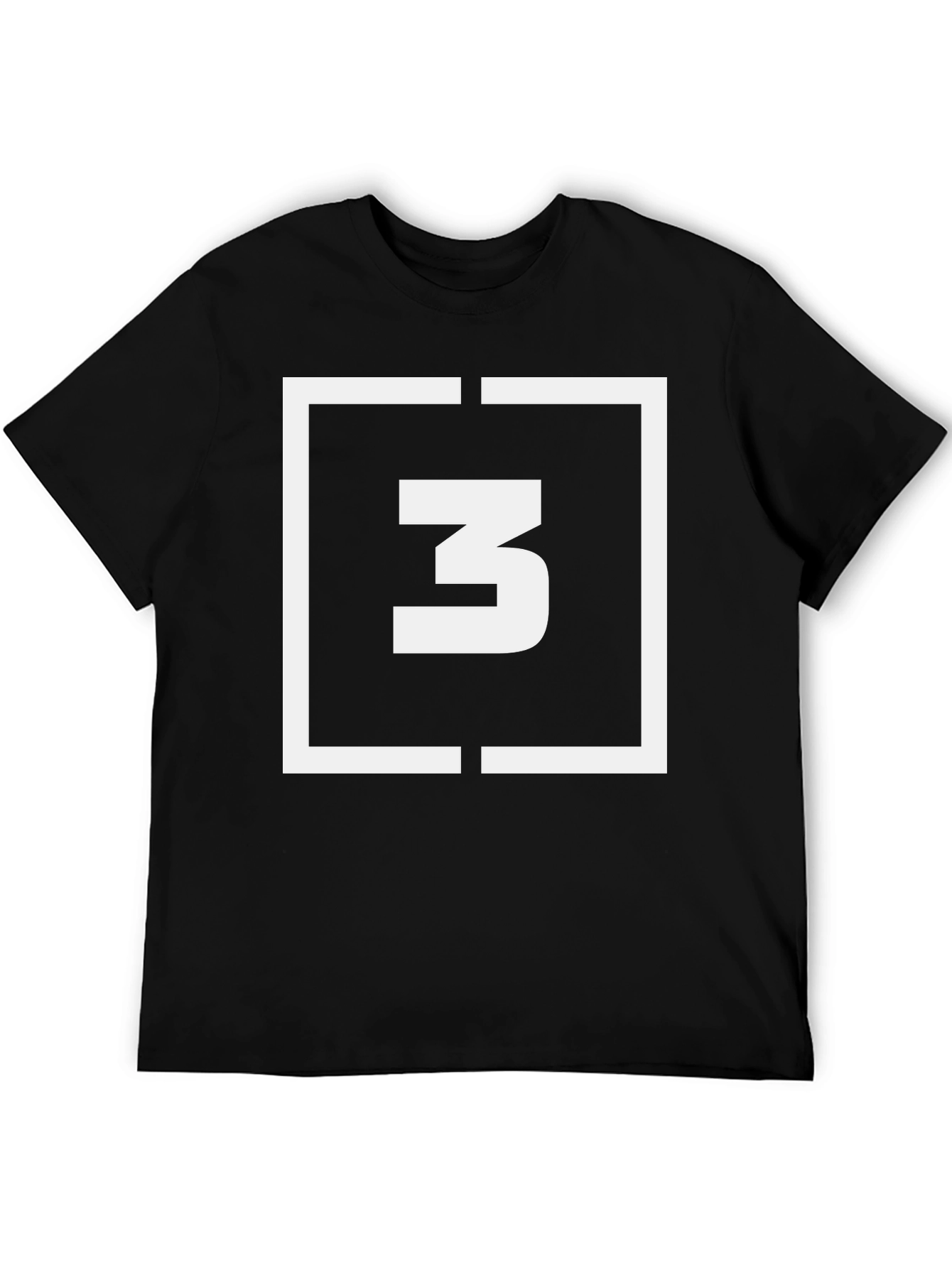 Abstract Graphic Tee - Number 3 Design