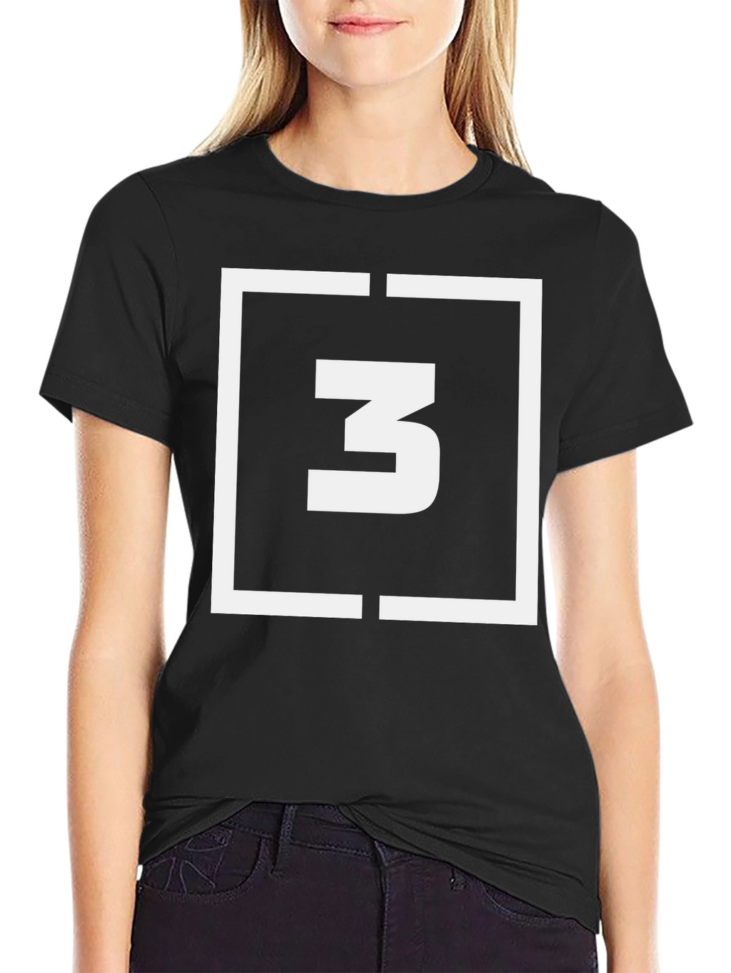 Abstract Graphic Tee - Number 3 Design