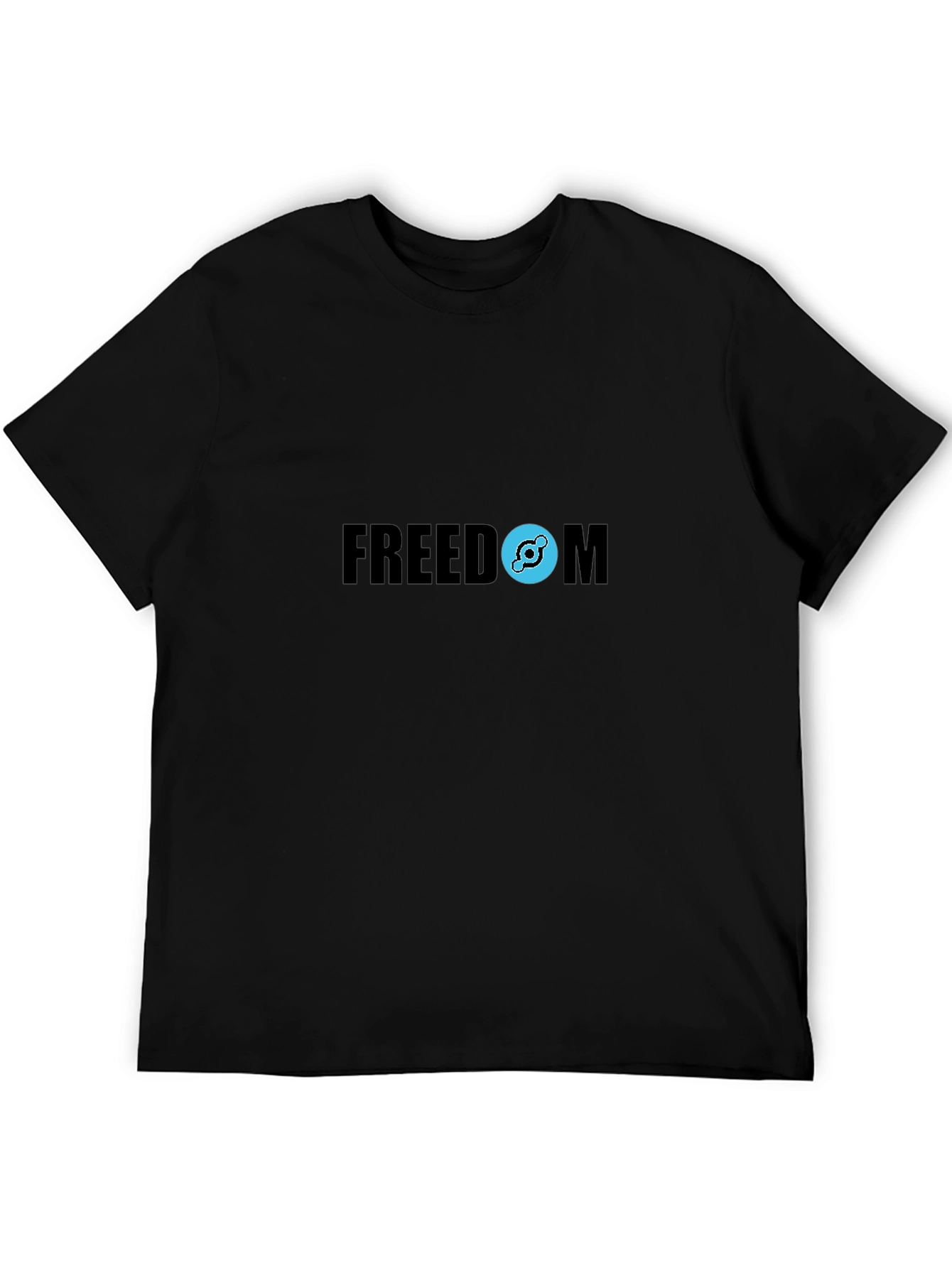 Freedom Graphic Tee - Black Cotton Blend