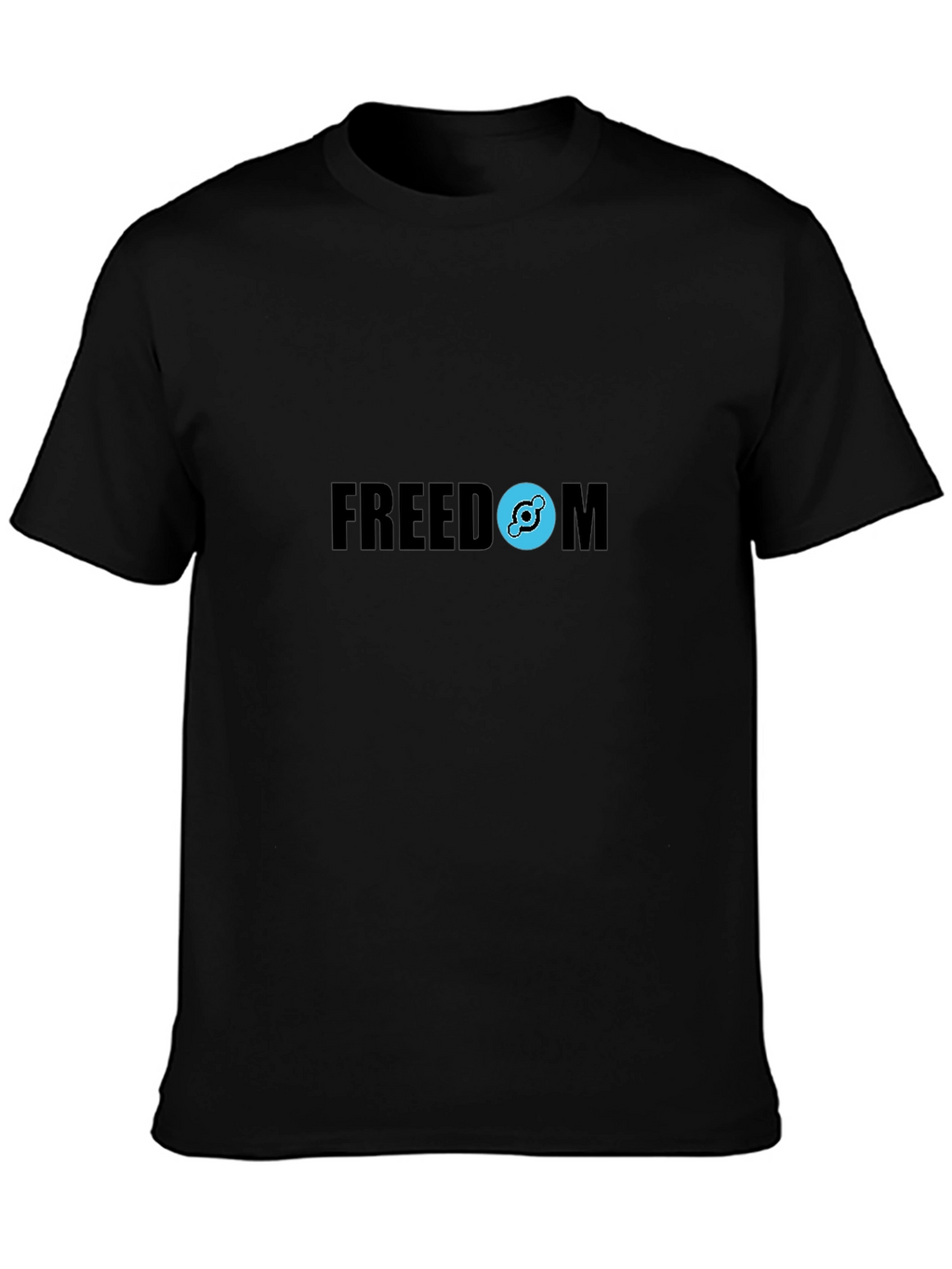 Freedom Graphic Tee - Black Cotton Blend