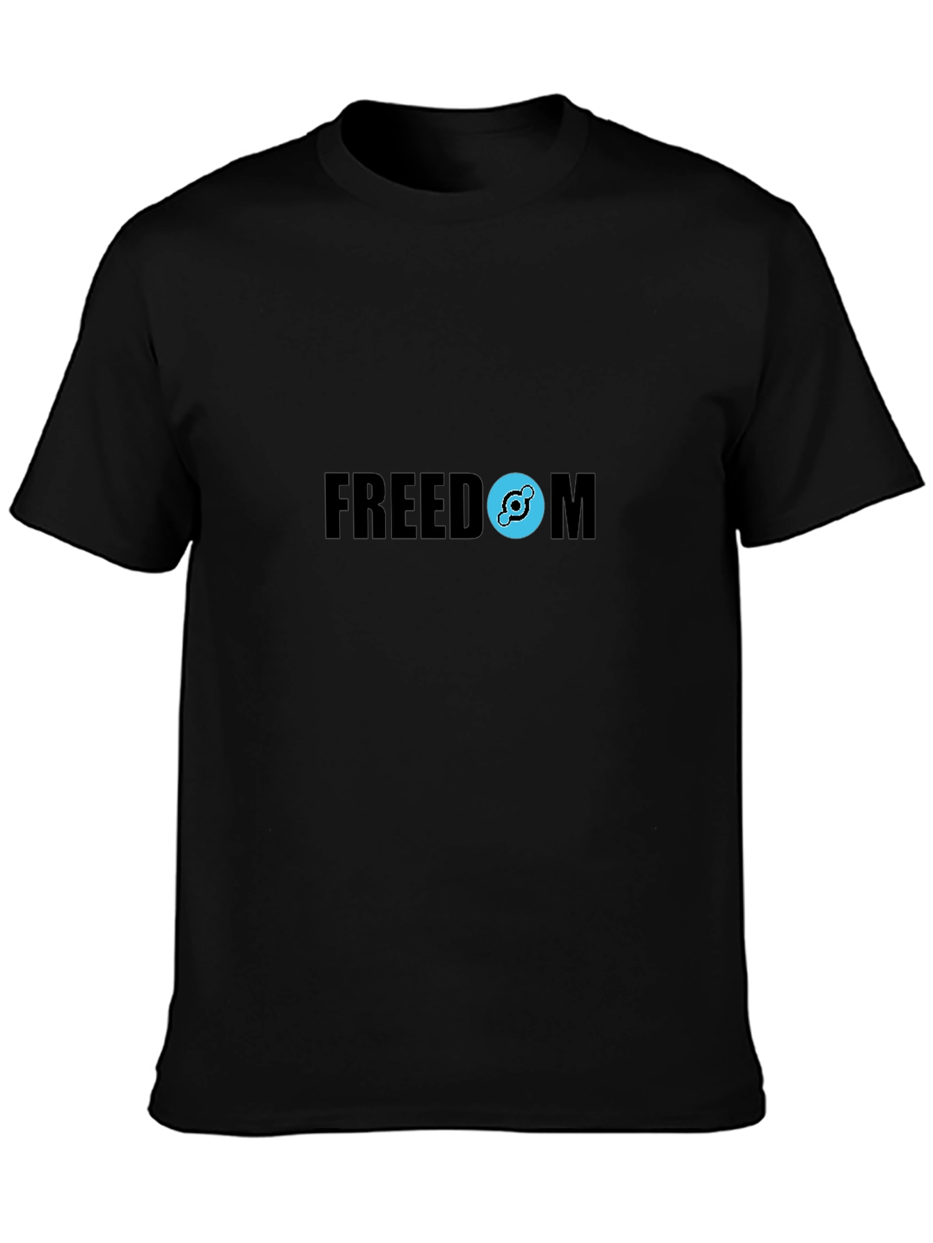 Freedom Graphic Tee - Black Cotton Blend