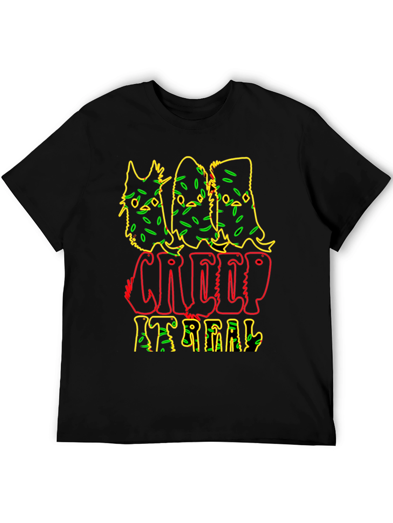 Creep It Real Graphic Tee - Spooky Season Shirt