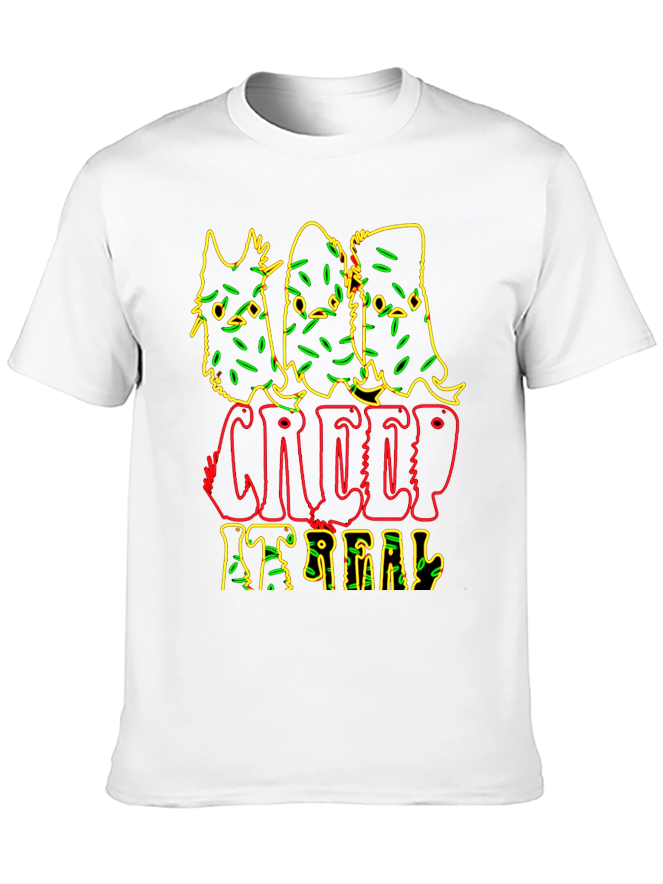Creep It Real Graphic Tee - Spooky Season Shirt