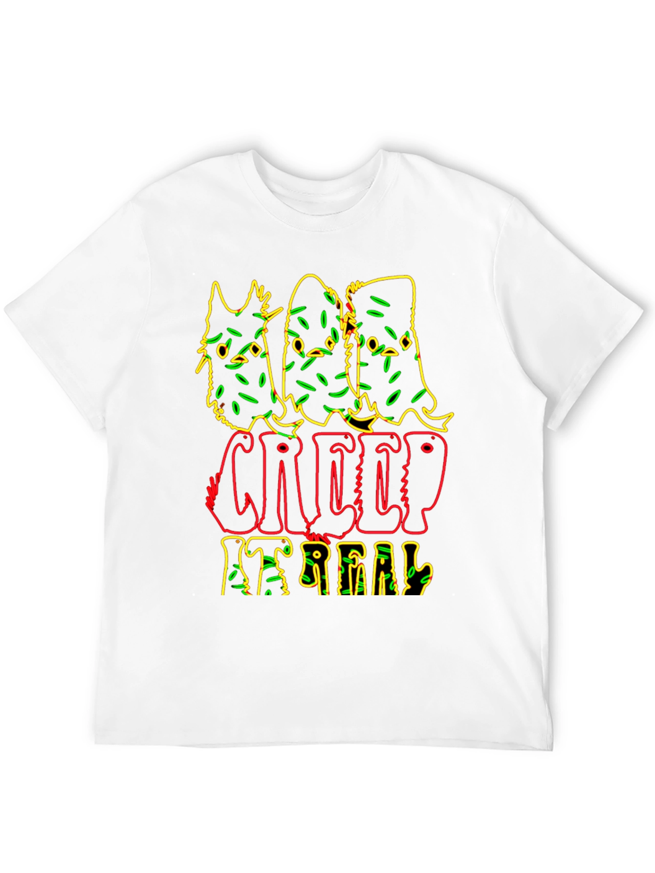Creep It Real Graphic Tee - Spooky Season Shirt