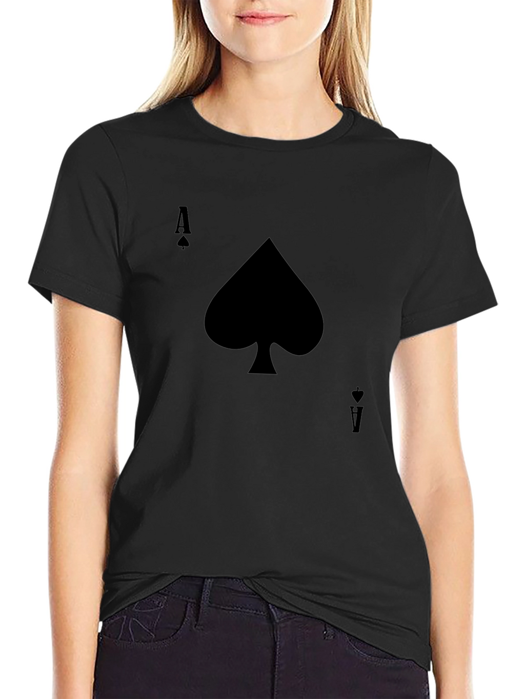 Ace of Spades Graphic Tee - Black