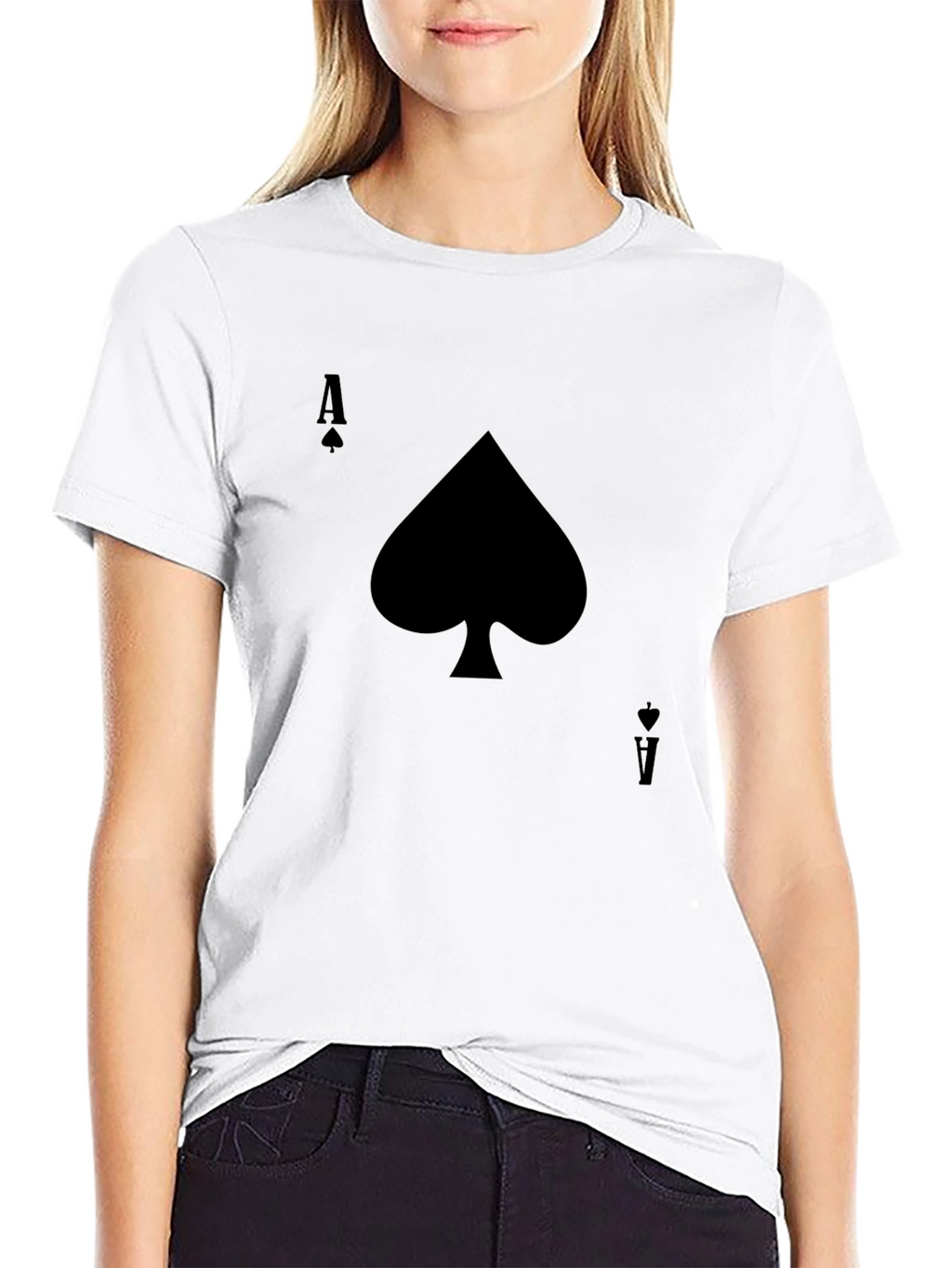 Ace of Spades Graphic Tee - Black