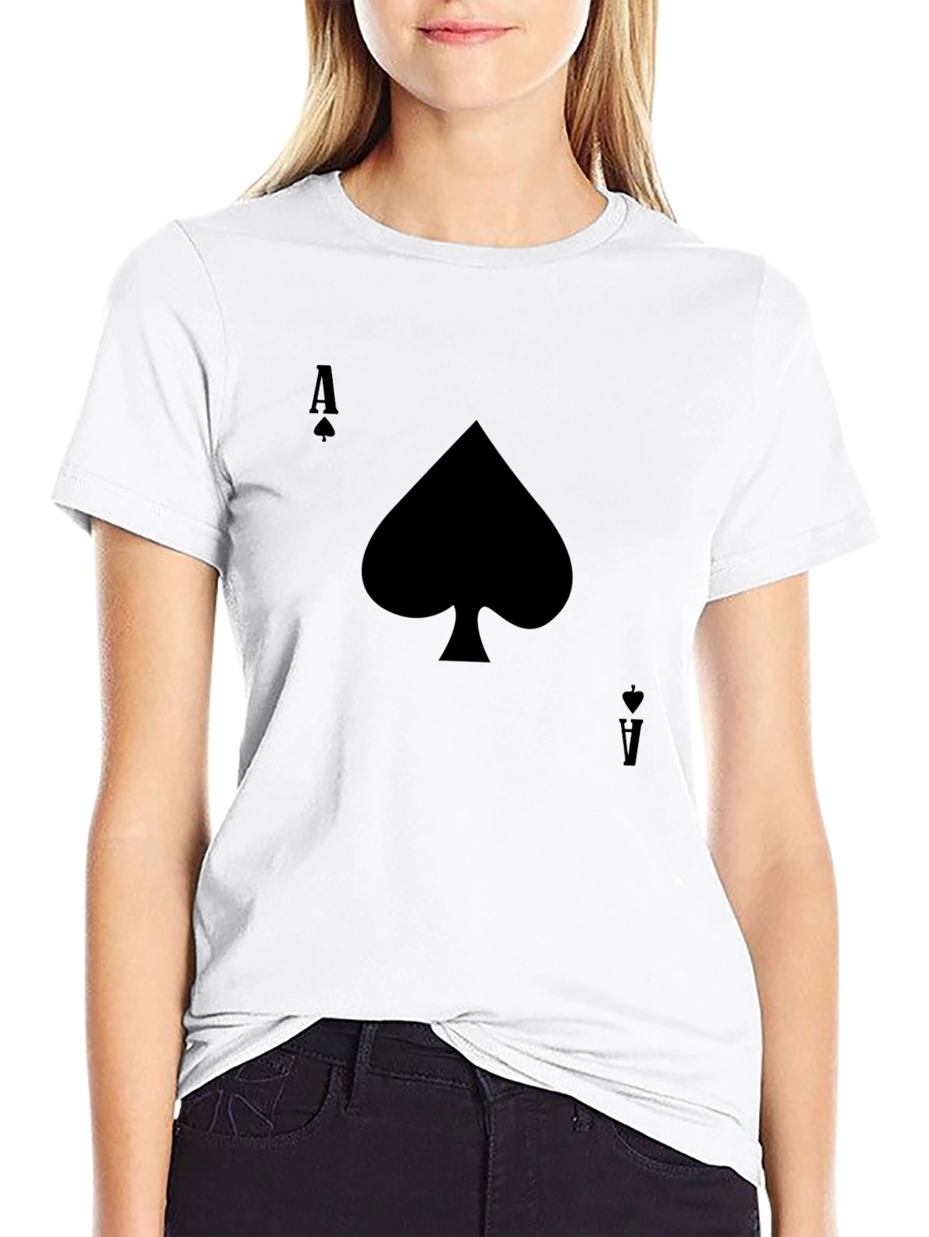 Ace of Spades Graphic Tee - Black