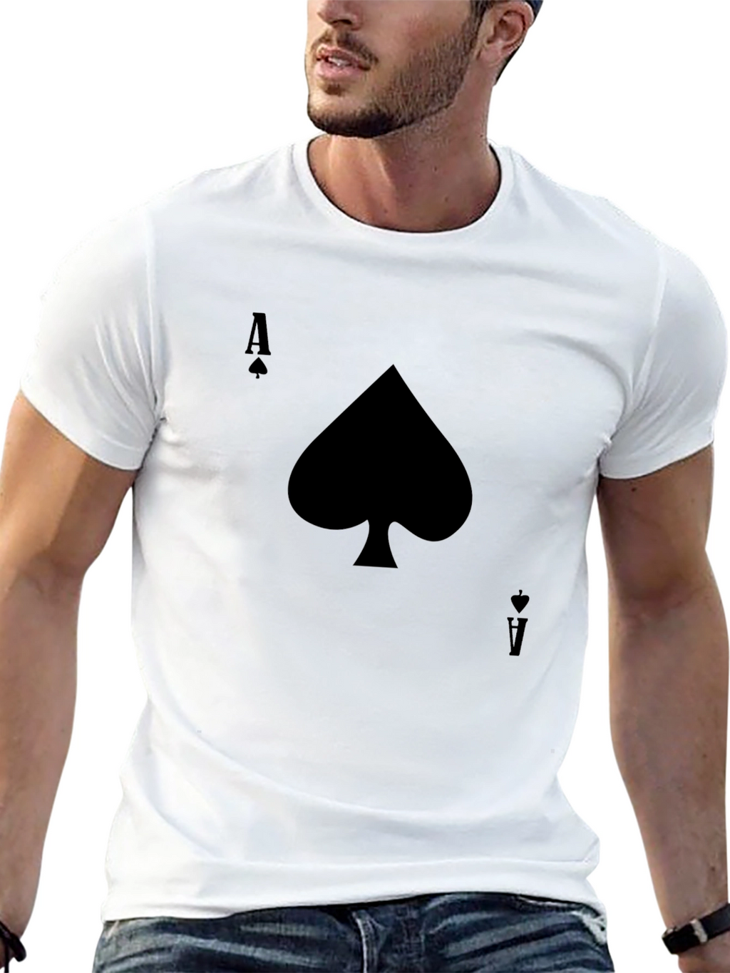 Ace of Spades Graphic Tee - Black