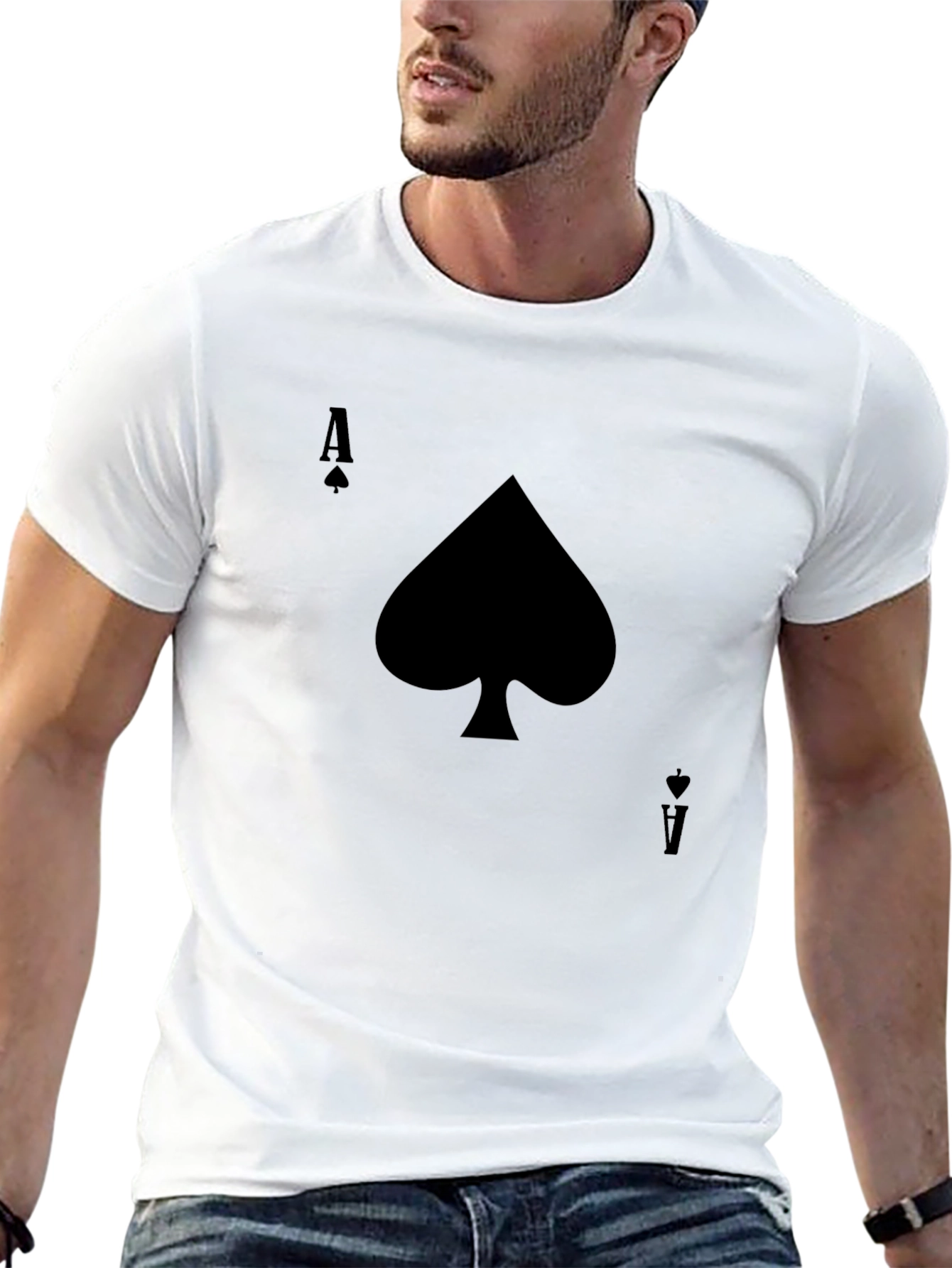 Ace of Spades Graphic Tee - Black