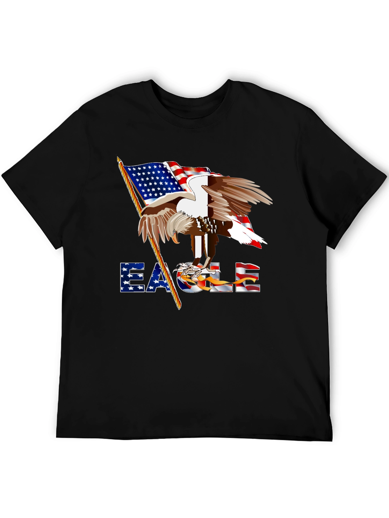 Eagle American Flag Graphic Tee