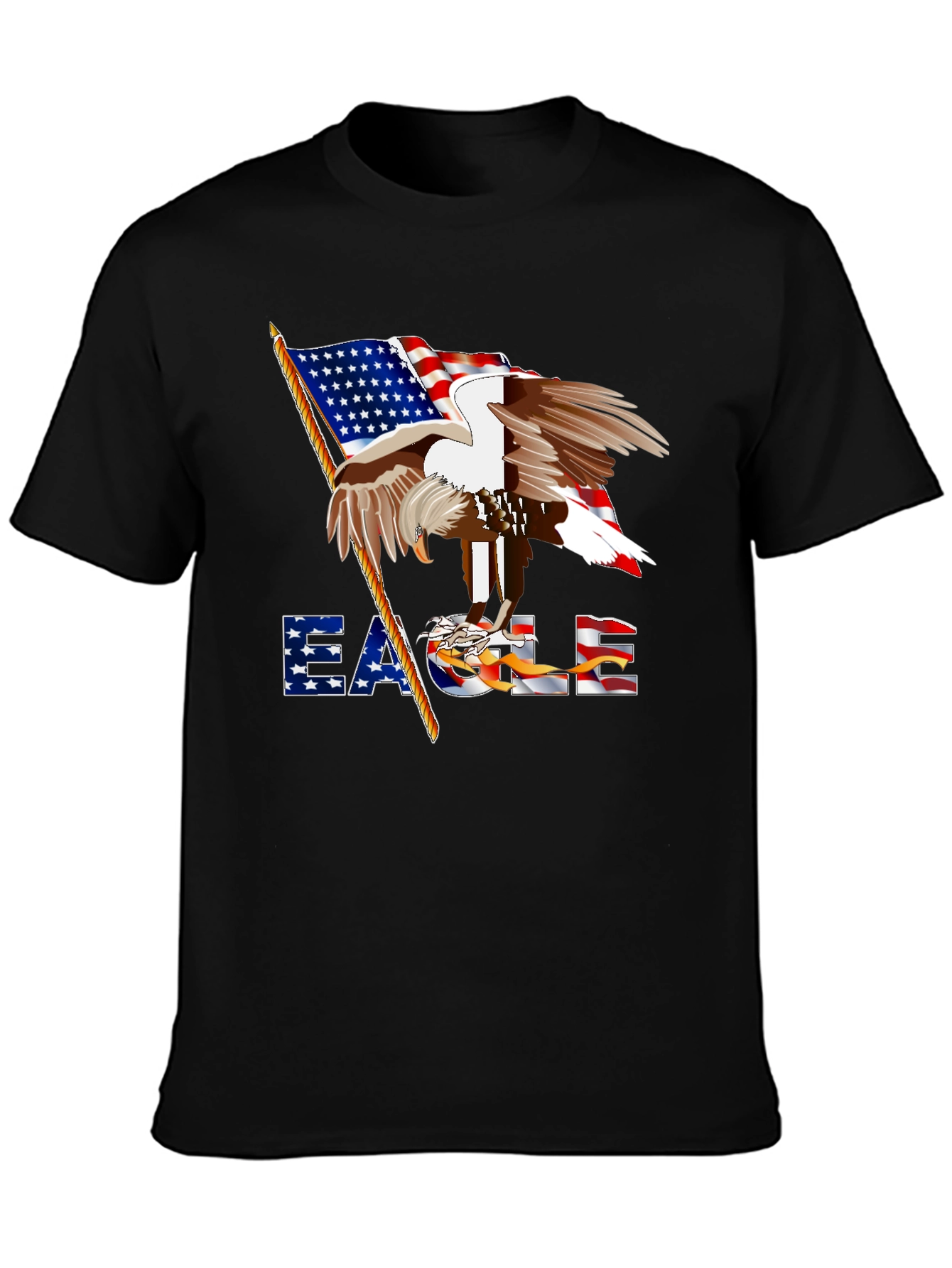 Eagle American Flag Graphic Tee