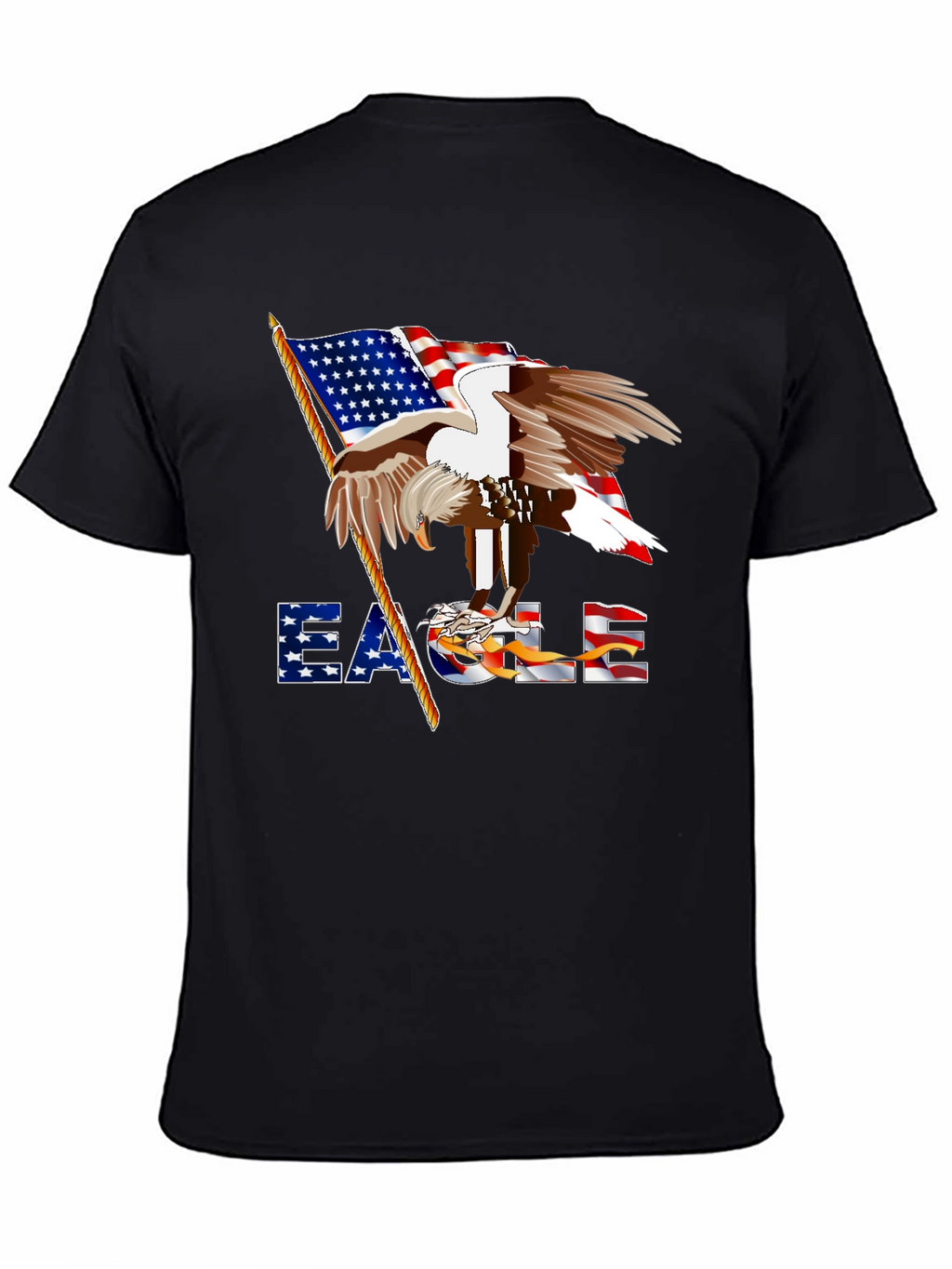 Eagle American Flag Graphic Tee