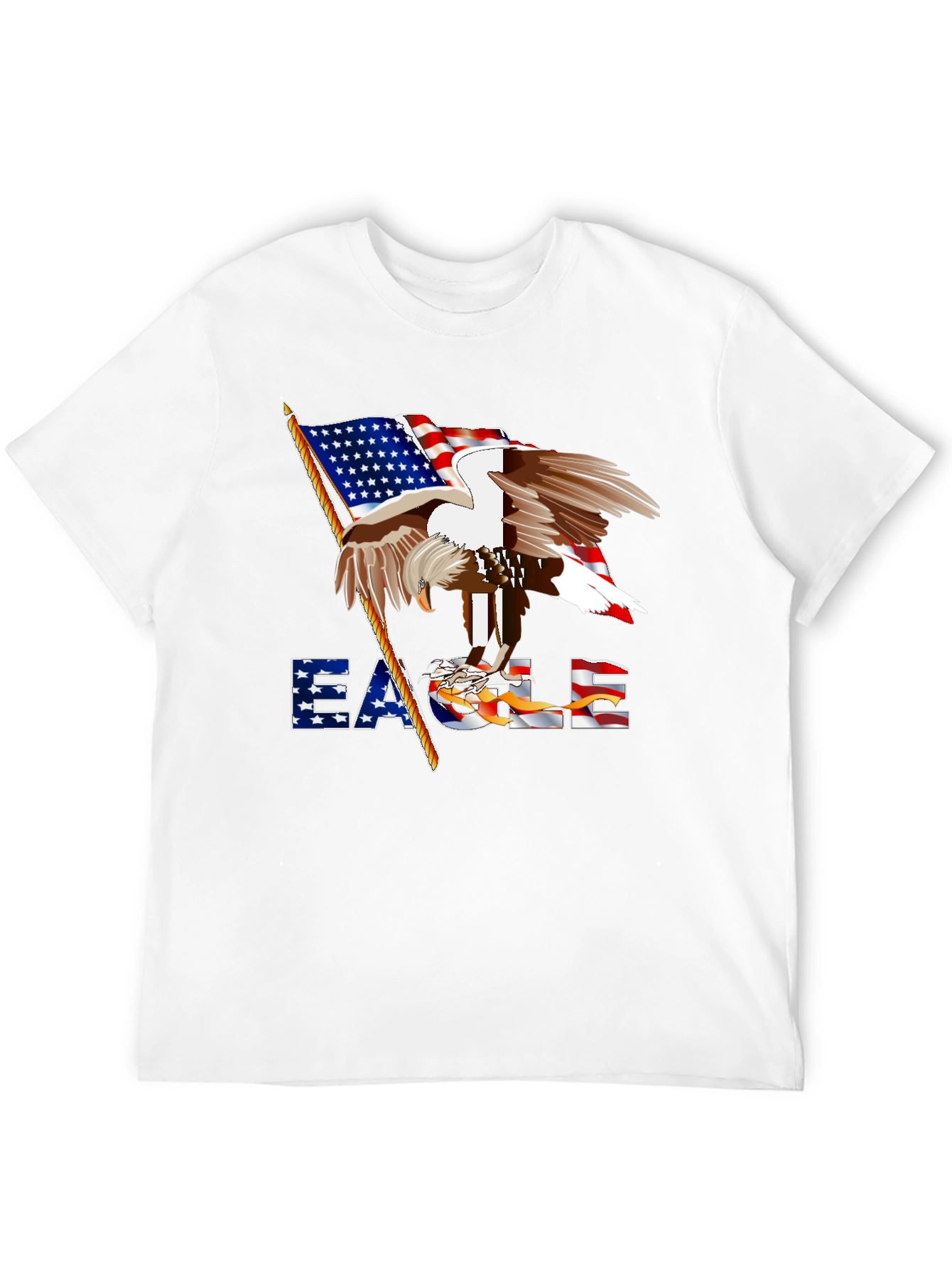 Eagle American Flag Graphic Tee