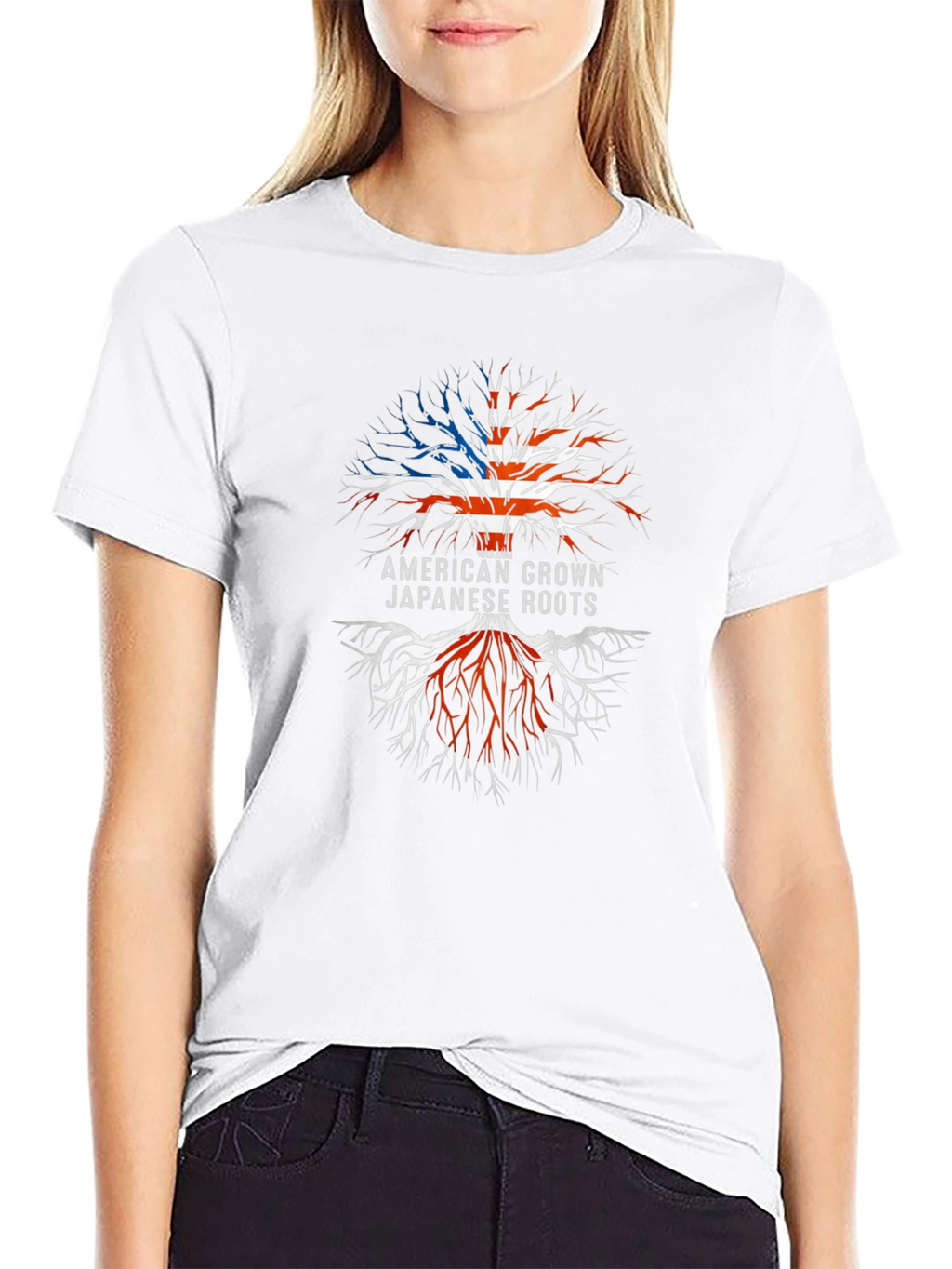 American Grown Japanese Roots Graphic Tee