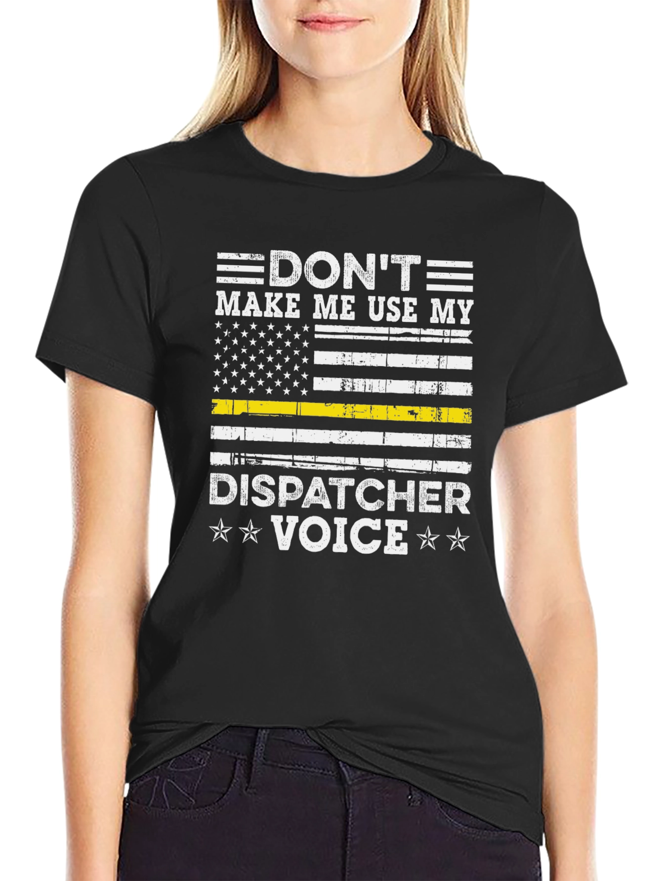Dispatcher Voice USA Flag T-Shirt