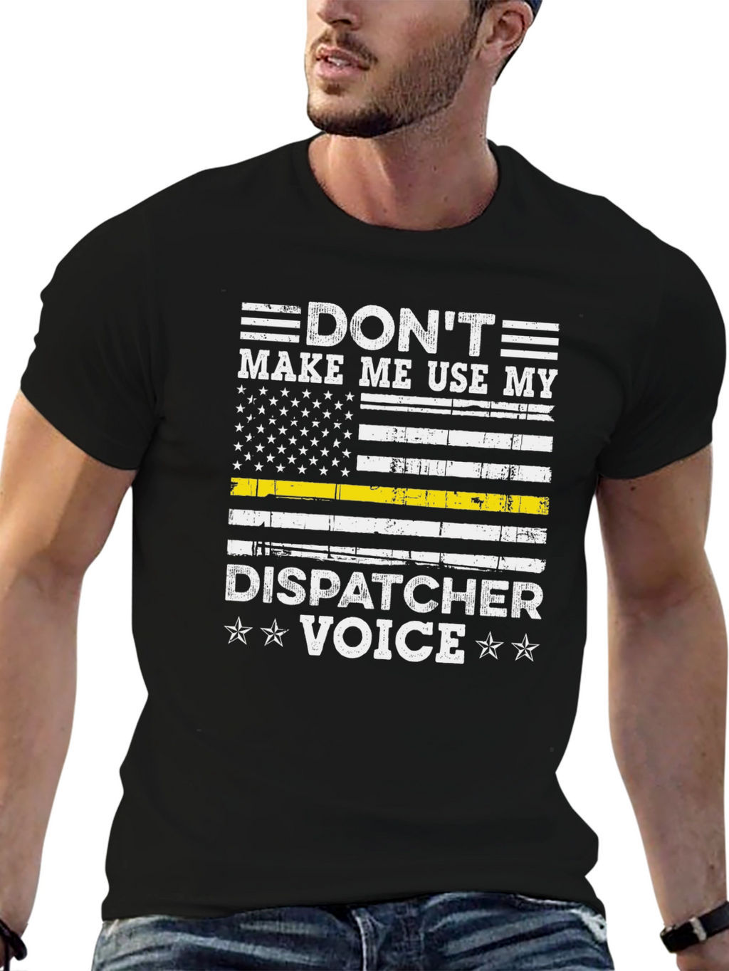 Dispatcher Voice USA Flag T-Shirt