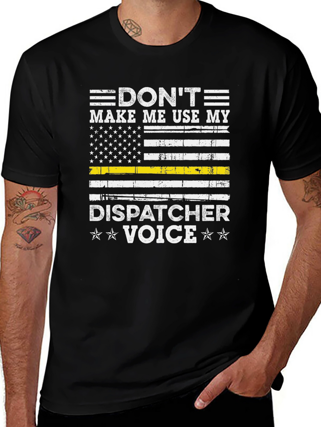 Dispatcher Voice USA Flag T-Shirt