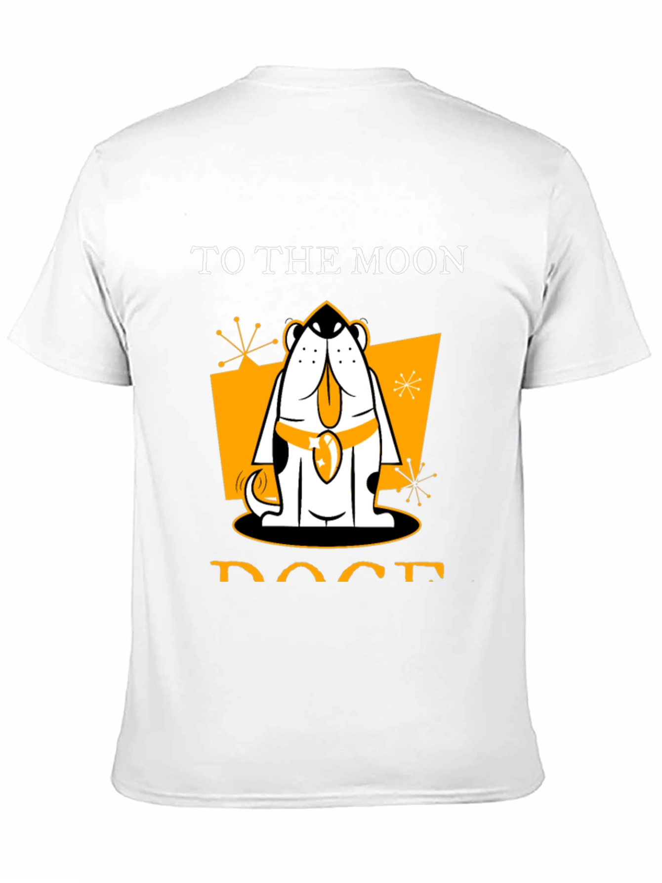 Dogecoin To The Moon Graphic Tee