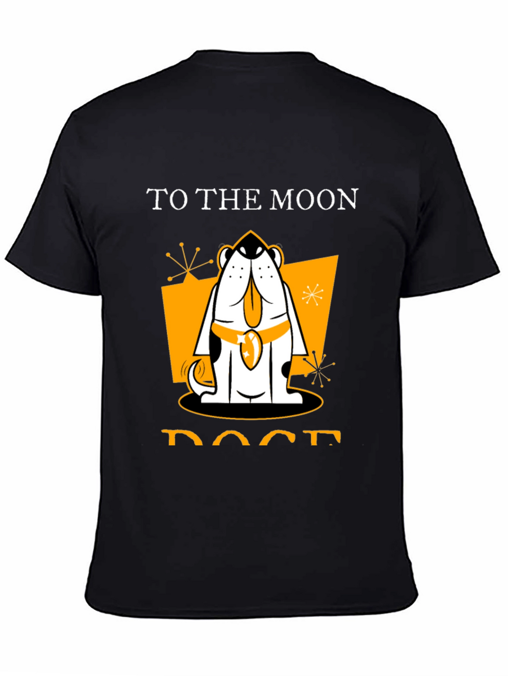 Dogecoin To The Moon Graphic Tee