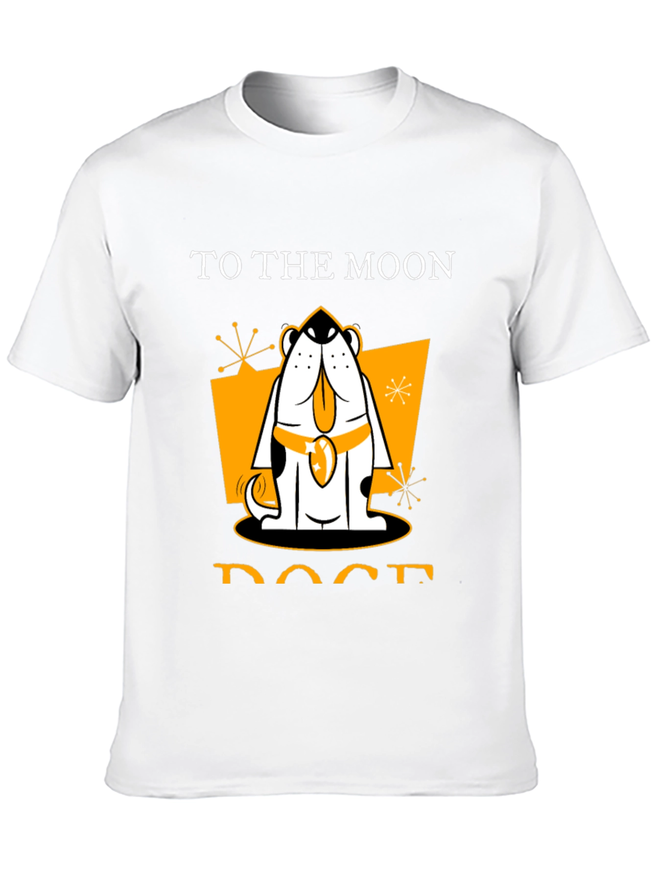Dogecoin To The Moon Graphic Tee