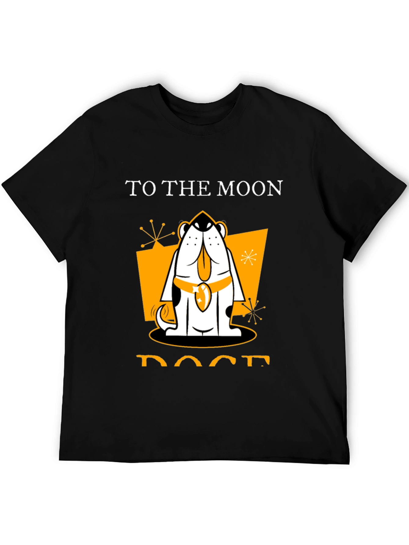 Dogecoin To The Moon Graphic Tee