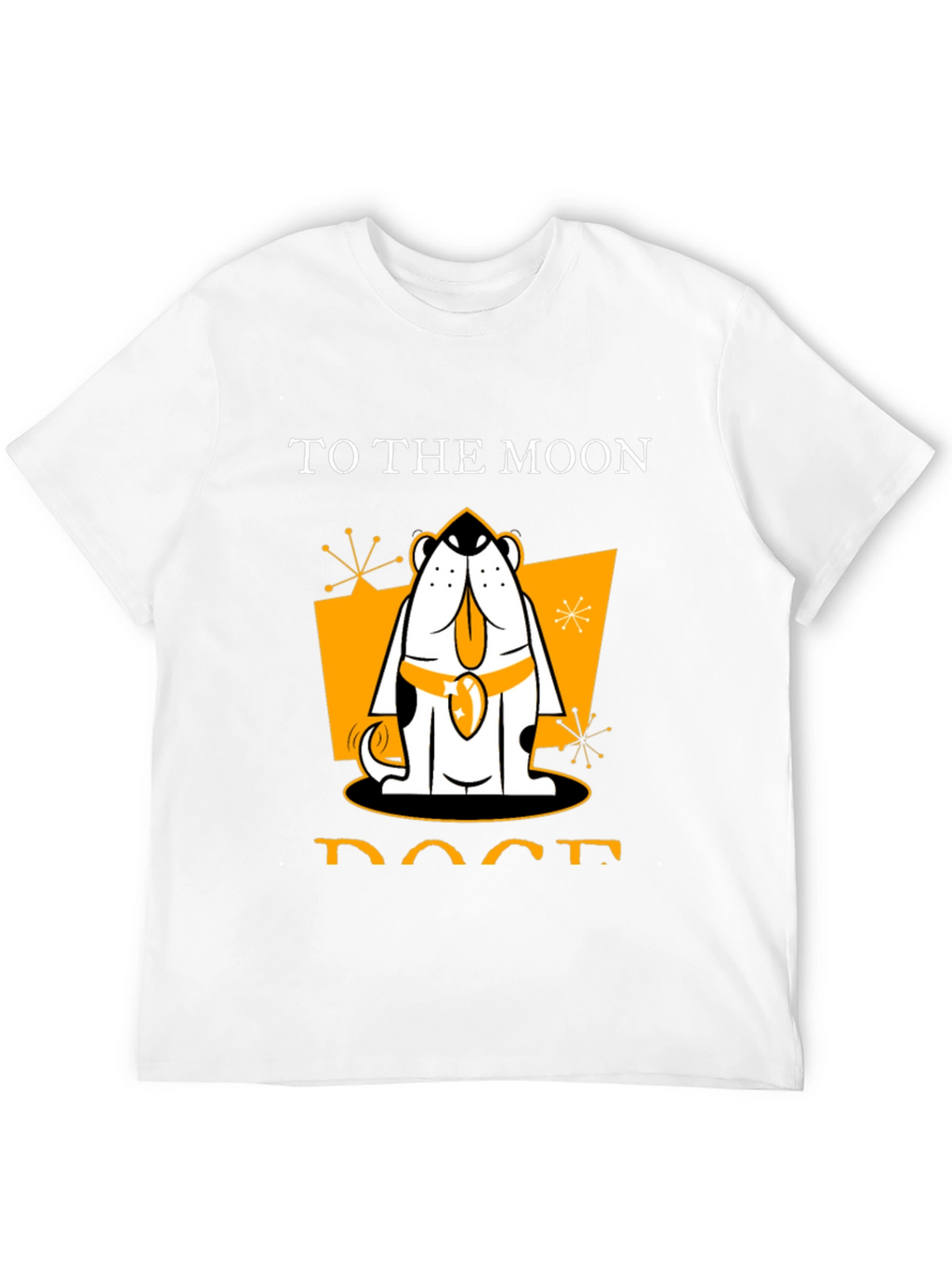 Dogecoin To The Moon Graphic Tee