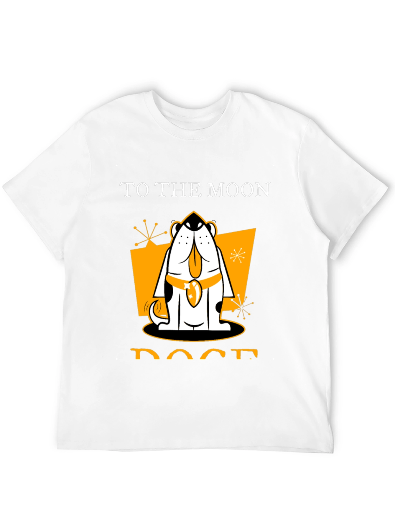 Dogecoin To The Moon Graphic Tee