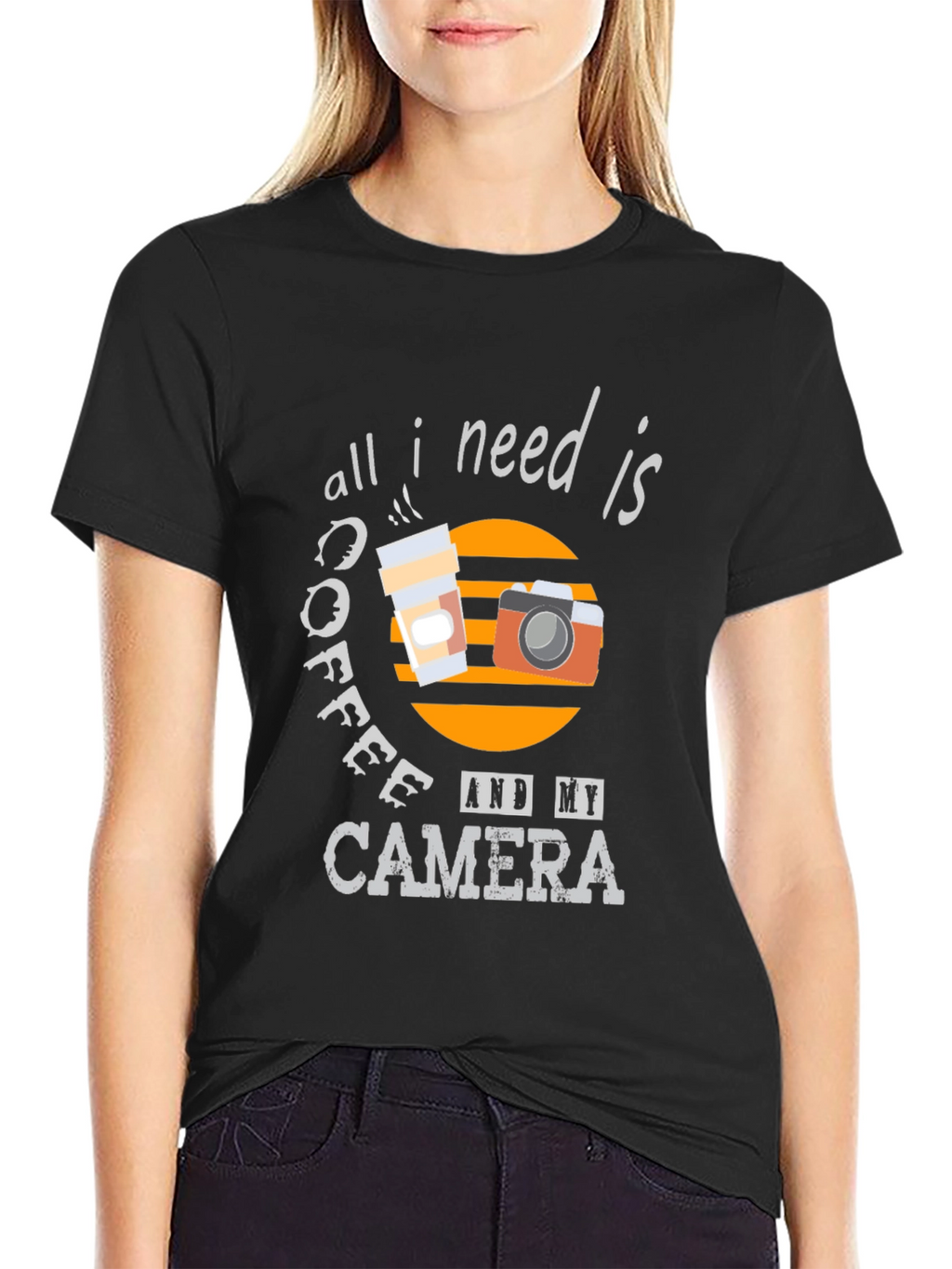 Coffee & Camera Graphic Tee