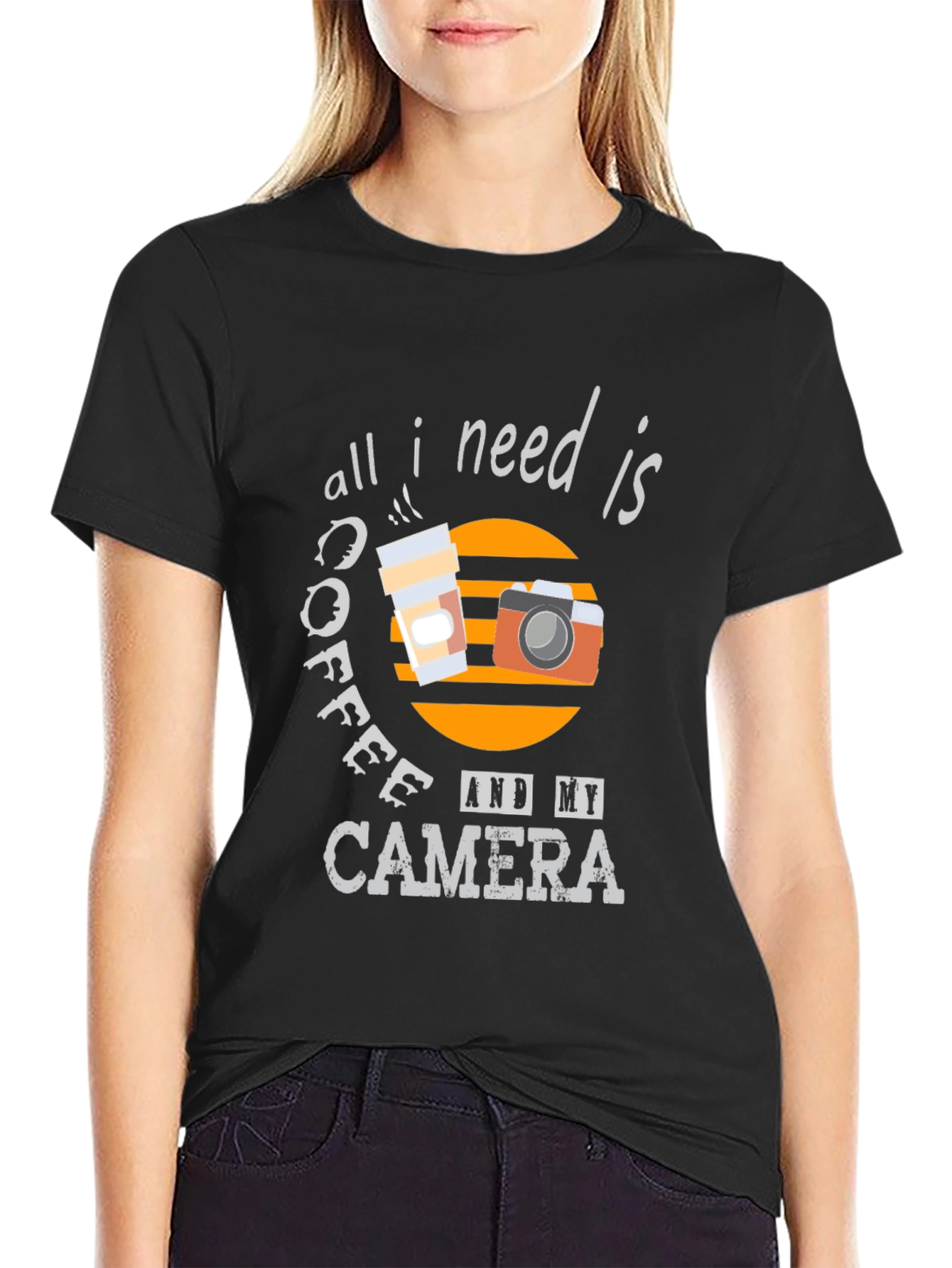 Coffee & Camera Graphic Tee