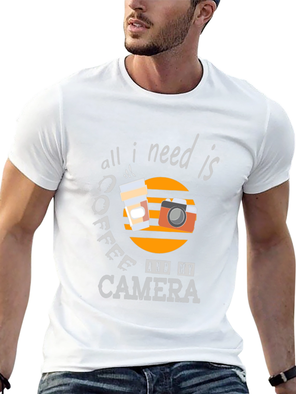 Coffee & Camera Graphic Tee