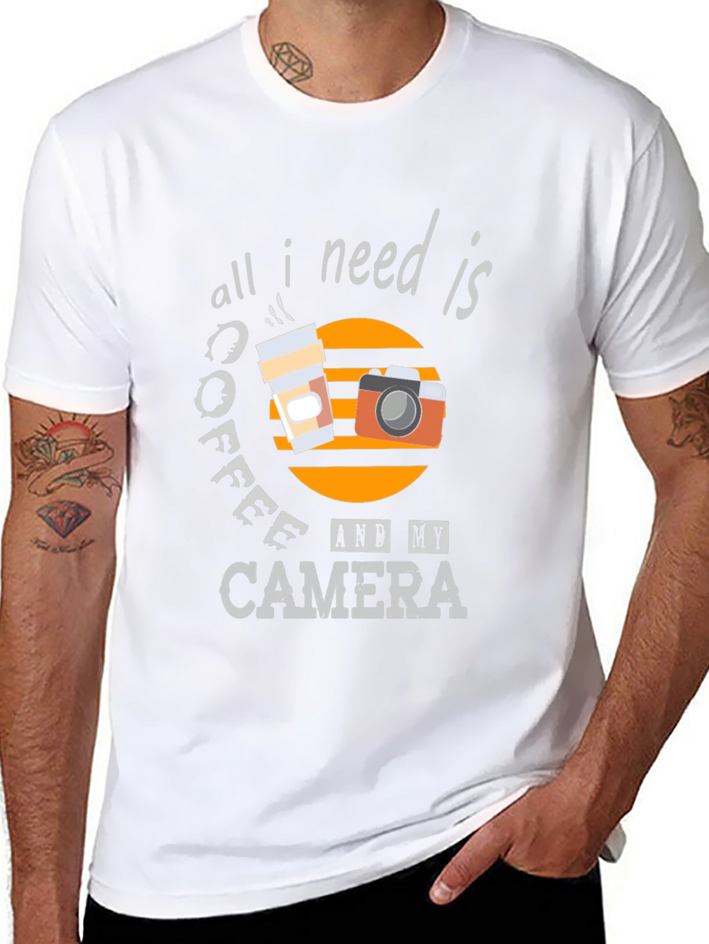 Coffee & Camera Graphic Tee