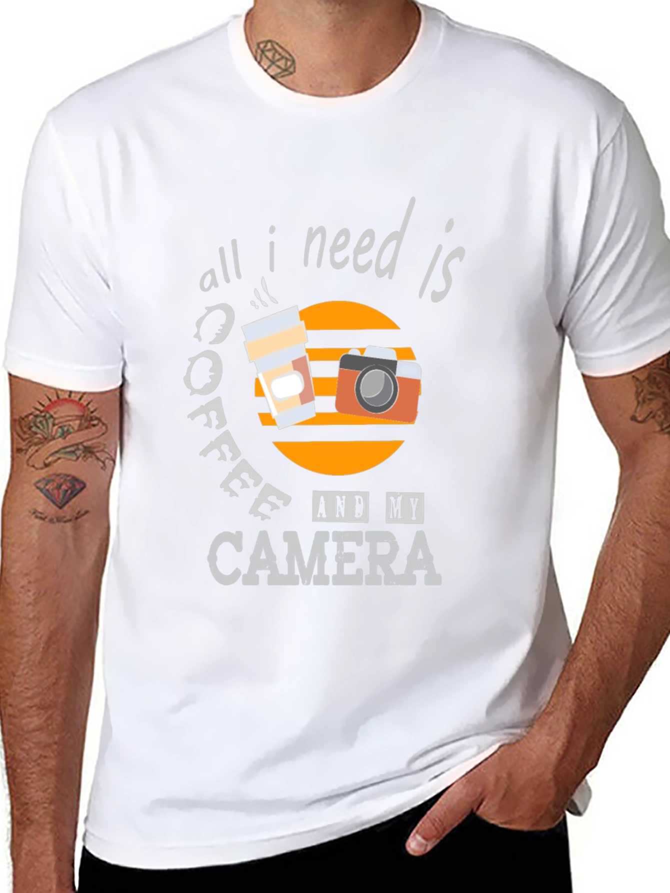 Coffee & Camera Graphic Tee