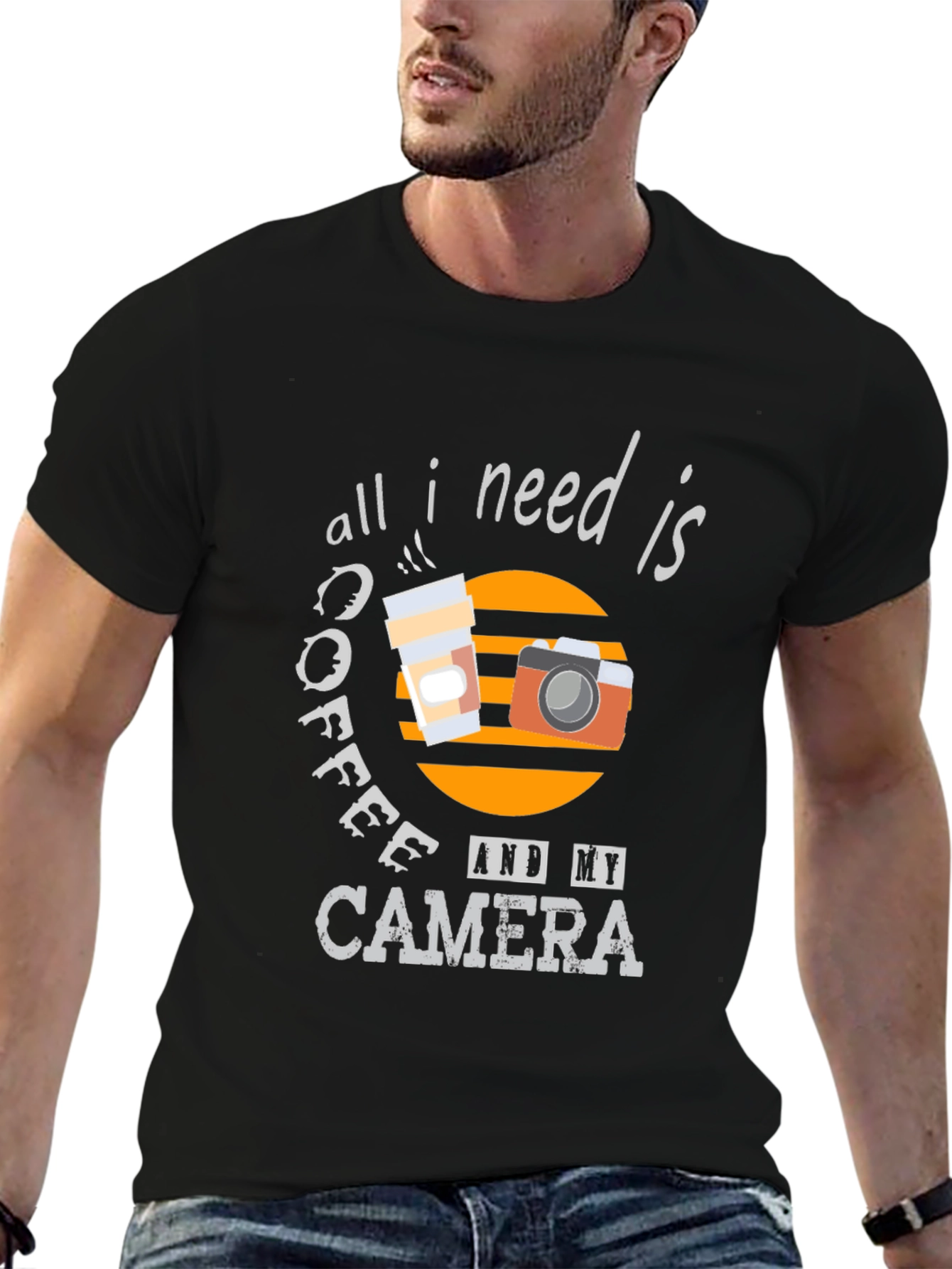 Coffee & Camera Graphic Tee