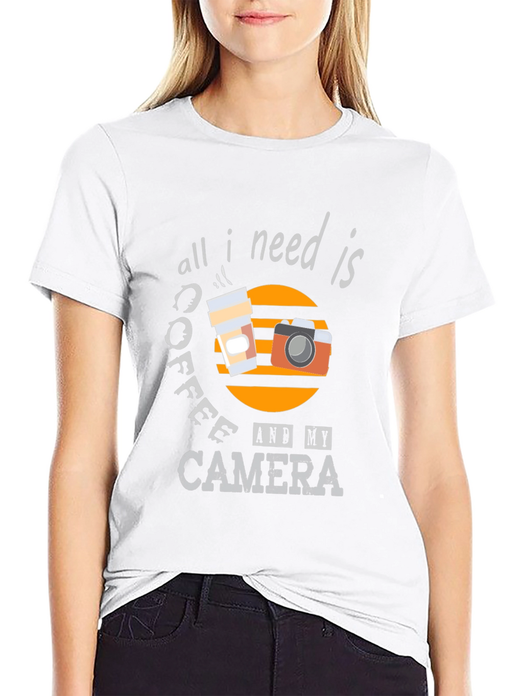 Coffee & Camera Graphic Tee