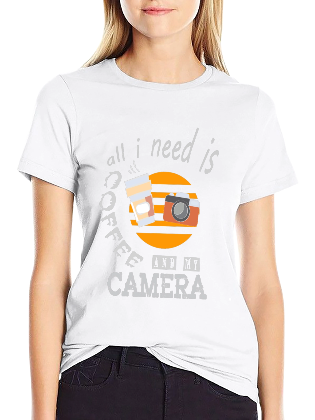 Coffee & Camera Graphic Tee