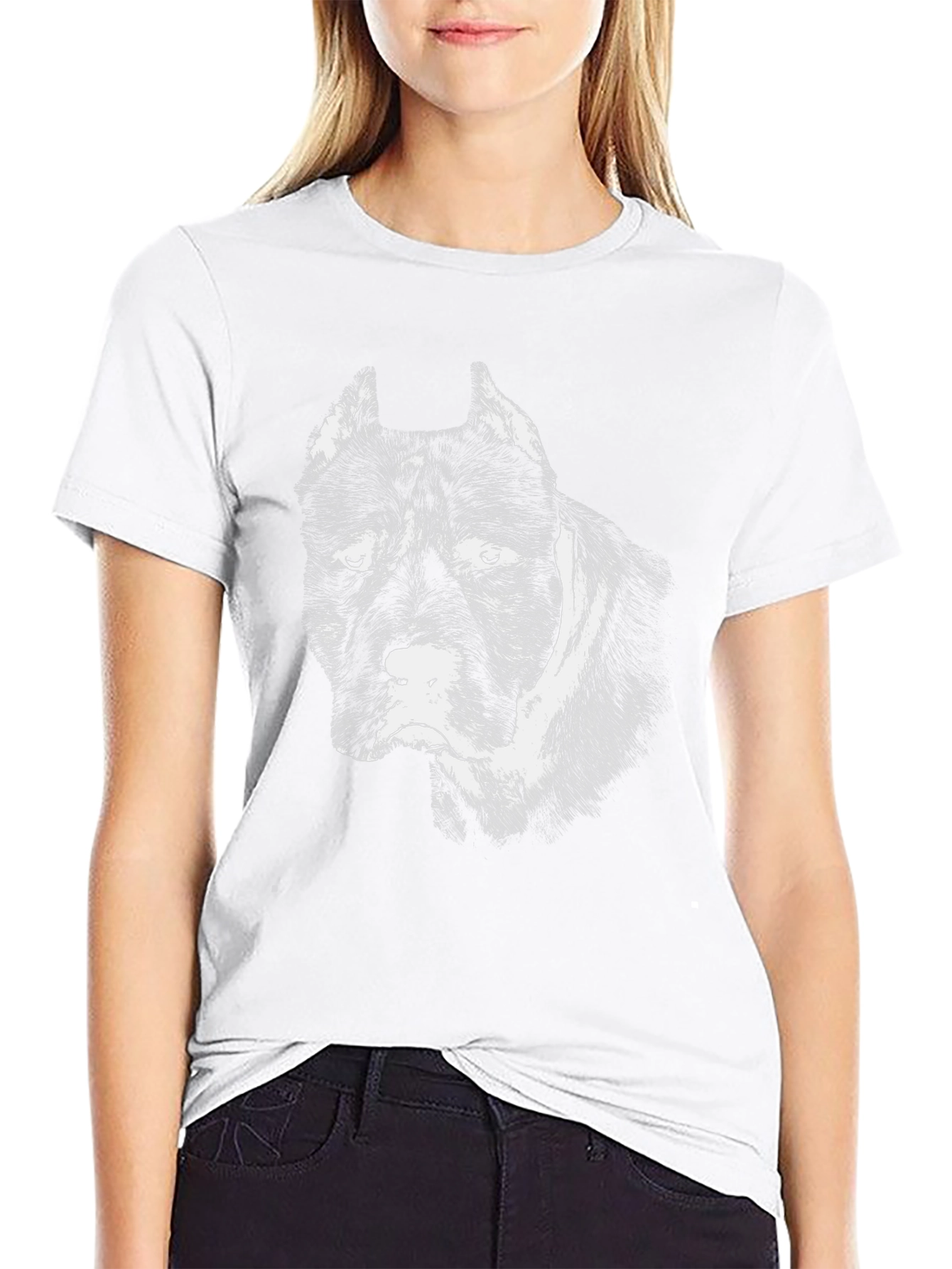Dog Graphic Black T-Shirt