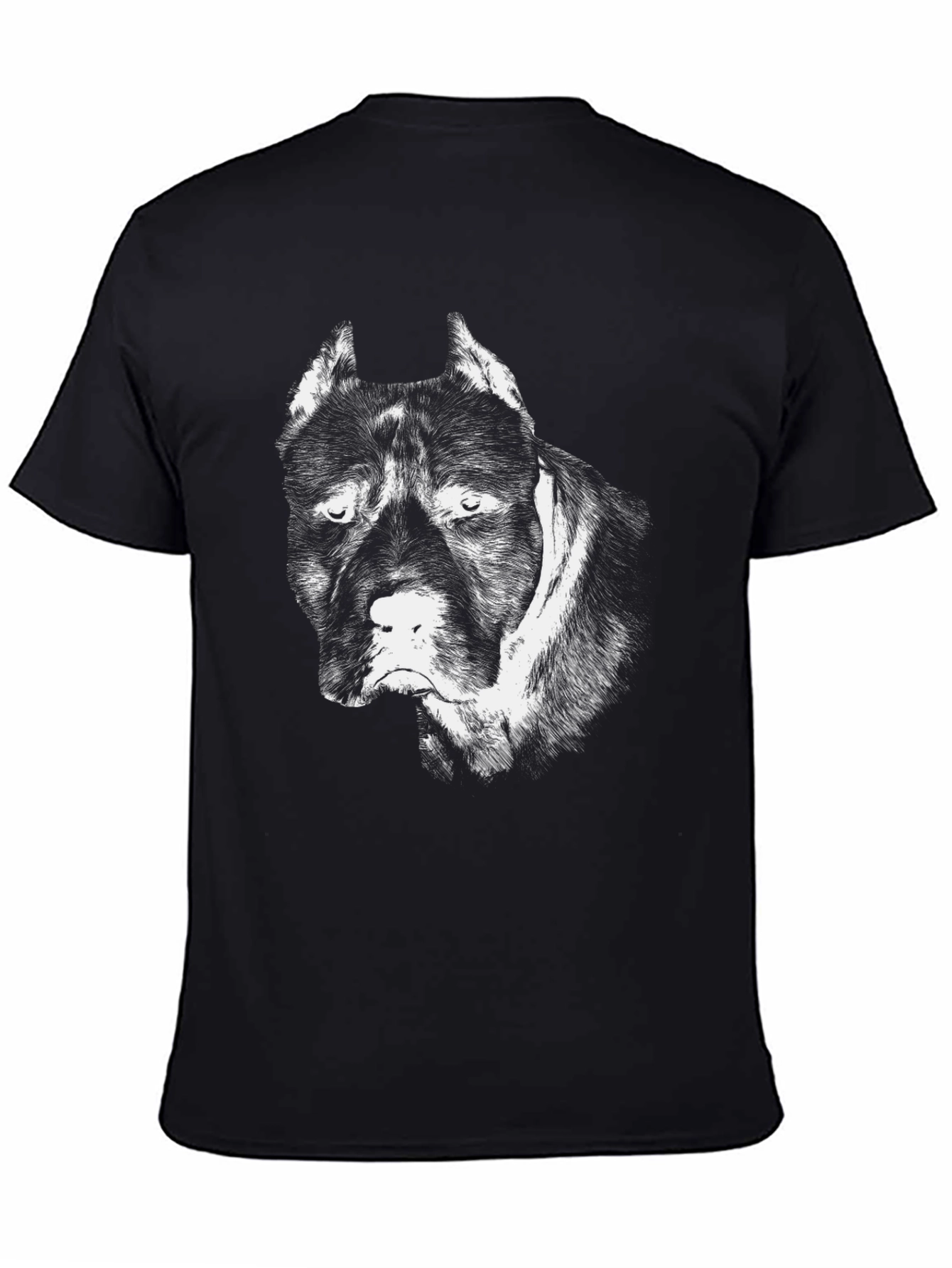 Dog Graphic Black T-Shirt