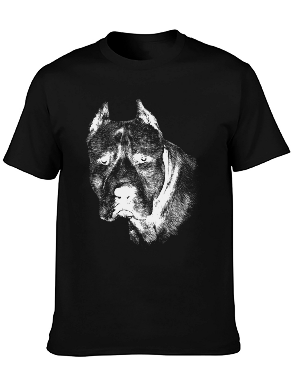 Dog Graphic Black T-Shirt