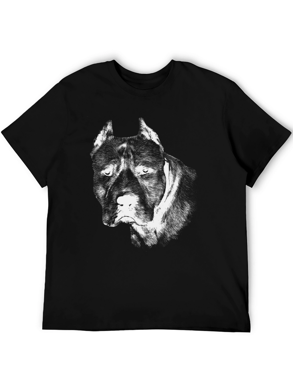 Dog Graphic Black T-Shirt