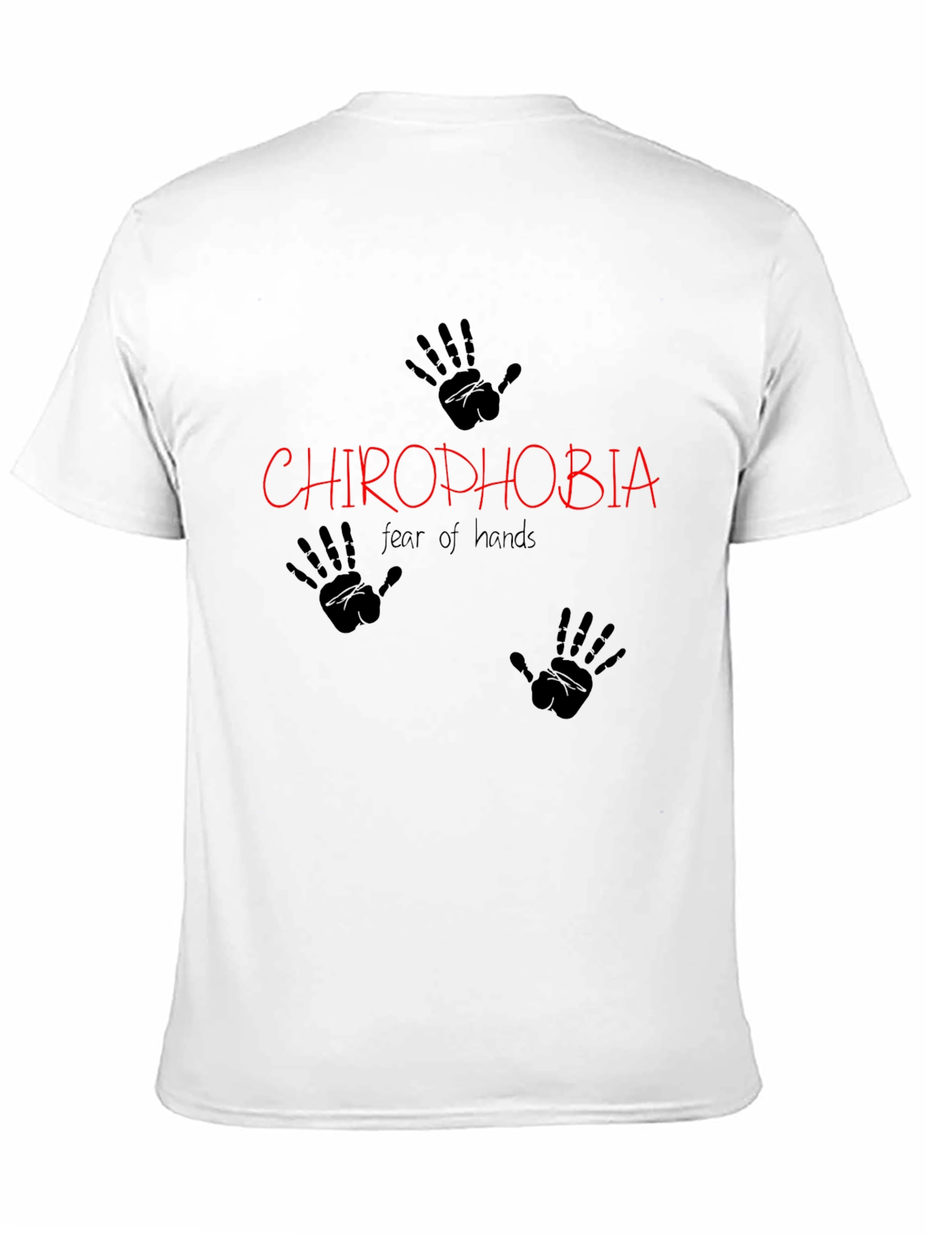 Chirophobia Graphic T-Shirt - Fear of Hands Tee
