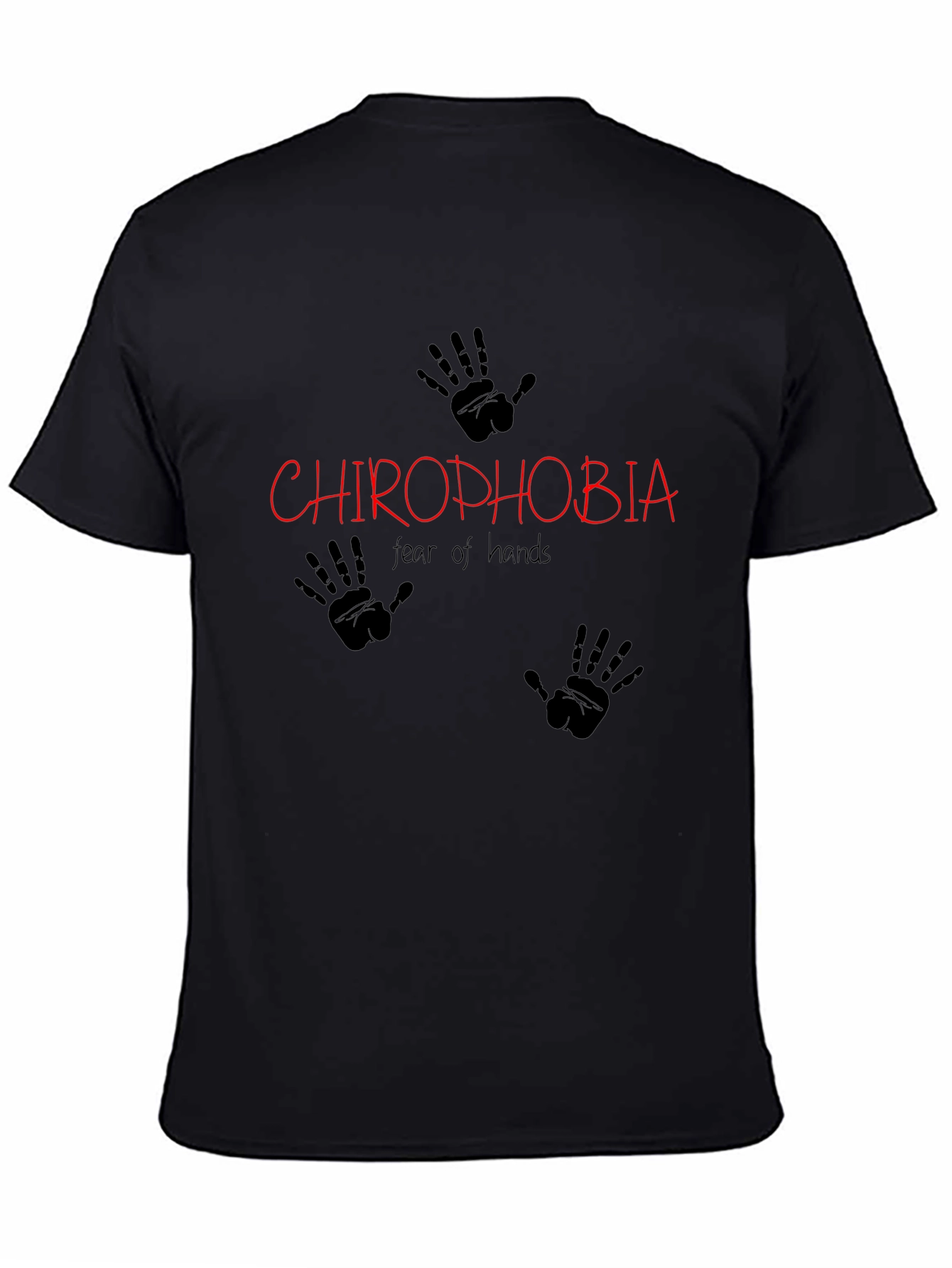 Chirophobia Graphic T-Shirt - Fear of Hands Tee