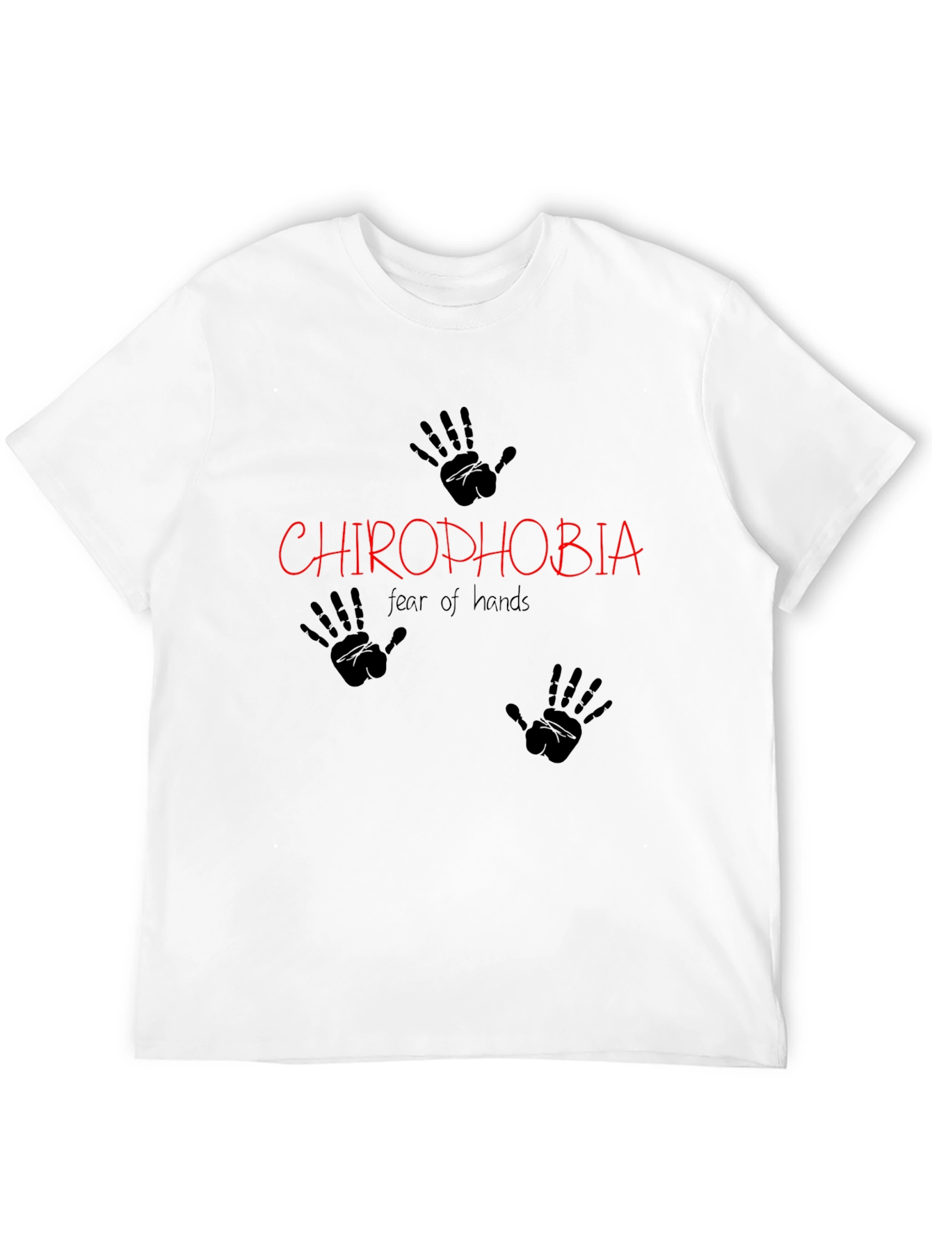 Chirophobia Graphic T-Shirt - Fear of Hands Tee
