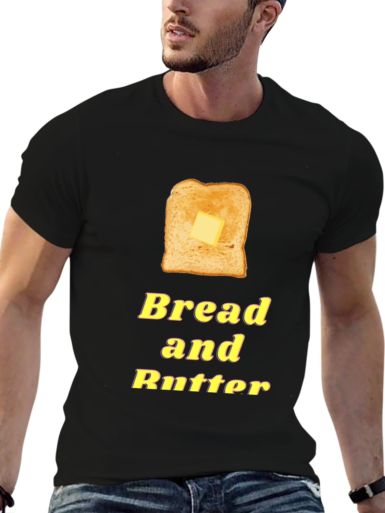 Bread and Butter Graphic Tee - Foodie T-Shirt