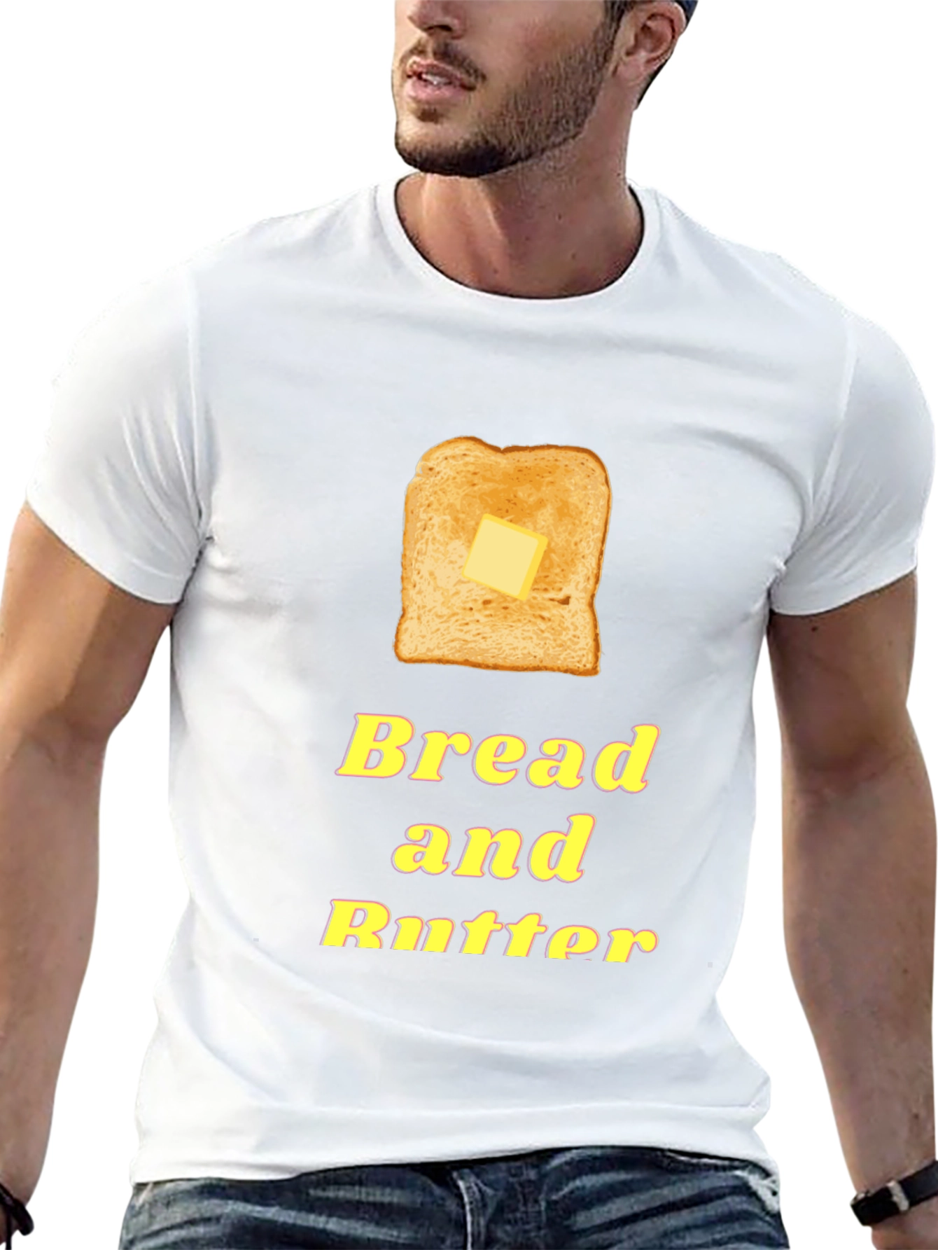 Bread and Butter Graphic Tee - Foodie T-Shirt