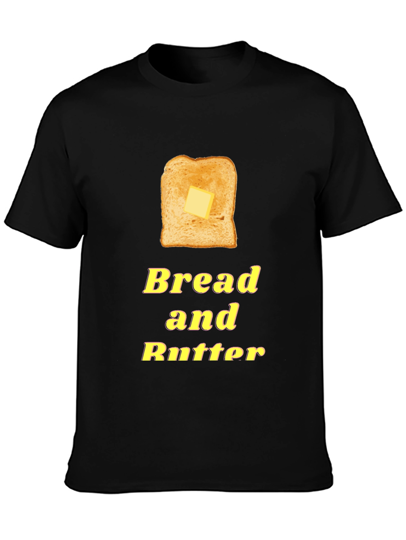 Bread and Butter Graphic Tee - Foodie T-Shirt