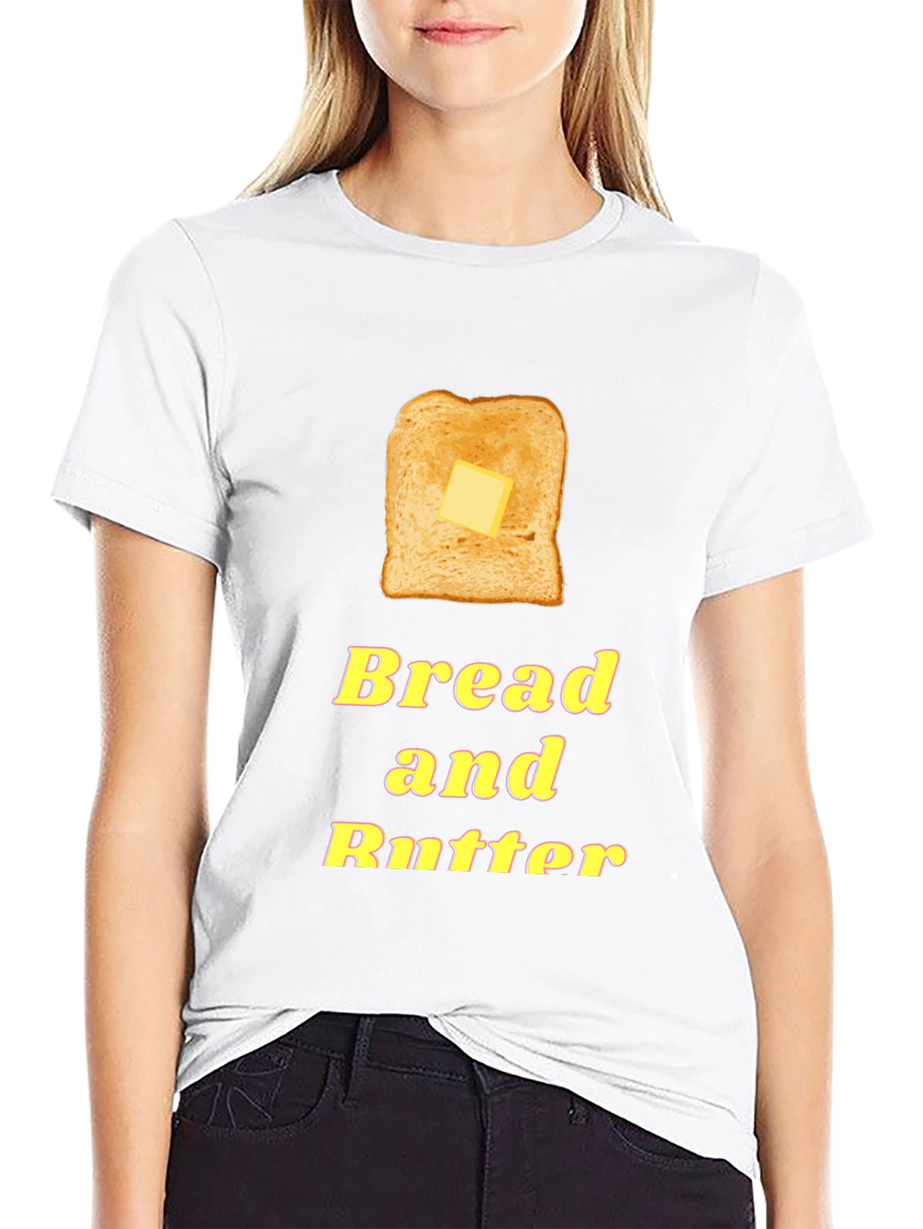 Bread and Butter Graphic Tee - Foodie T-Shirt