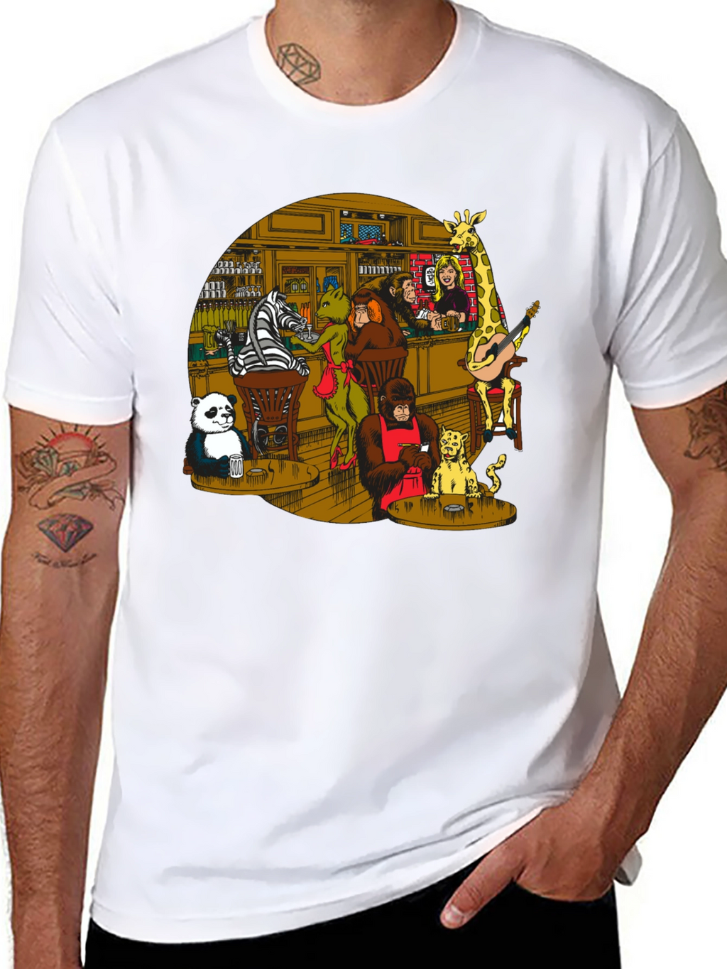 Animal Bar Graphic T-Shirt